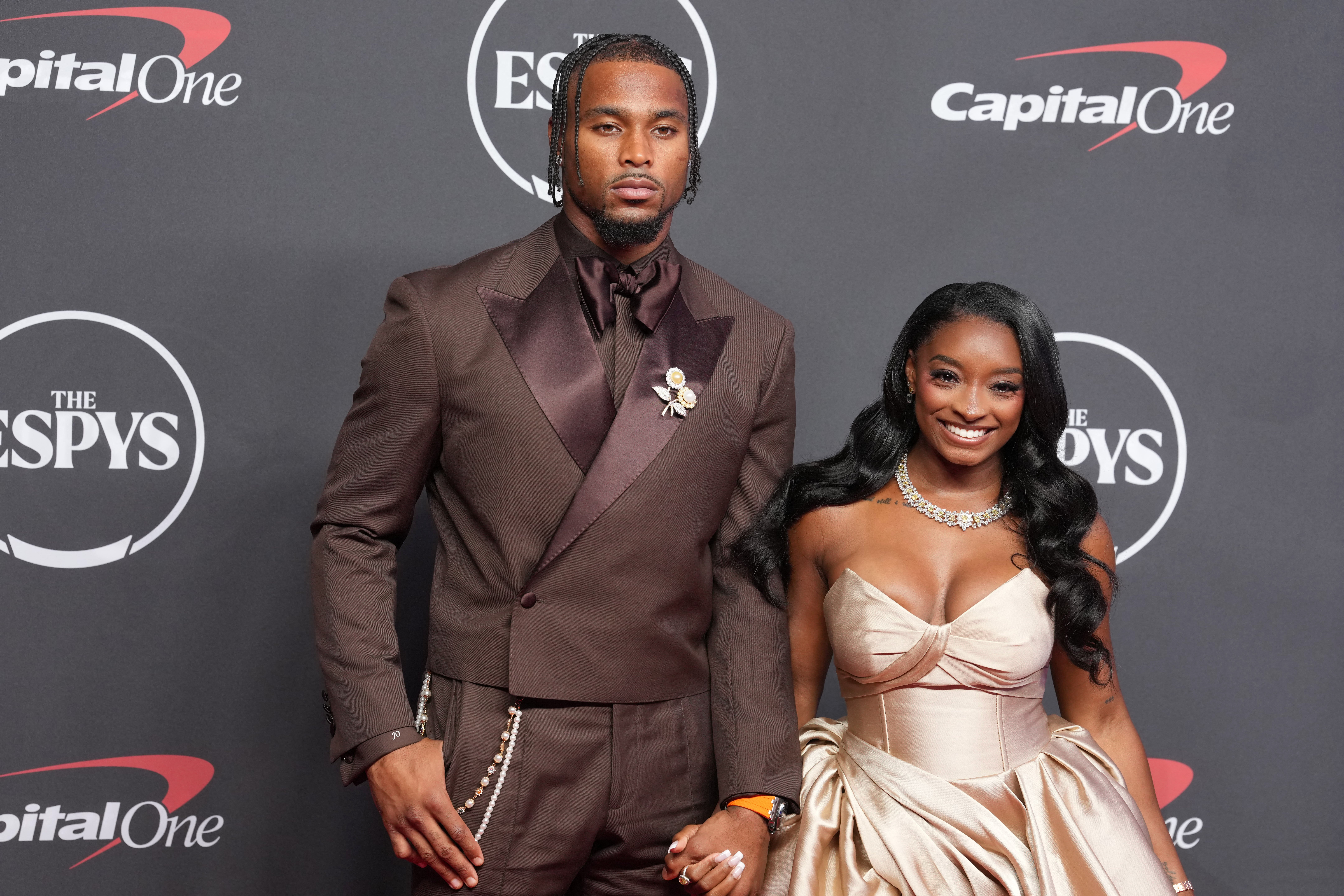 Biles tied the knot with NFL player Jonathan Owens in 2023