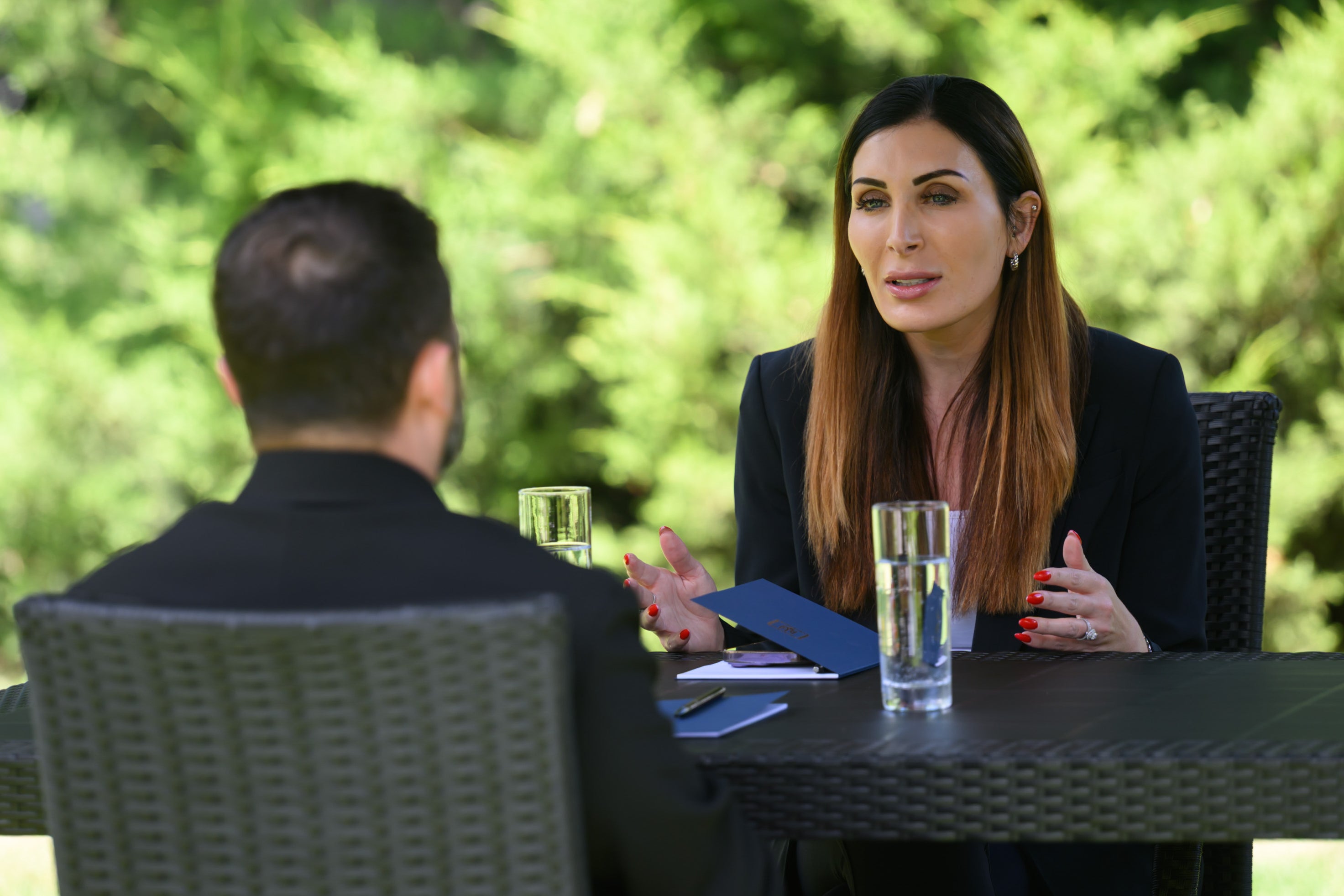MAGA far-right influencer Laura Loomer interviewed Zelensky in Kyiv