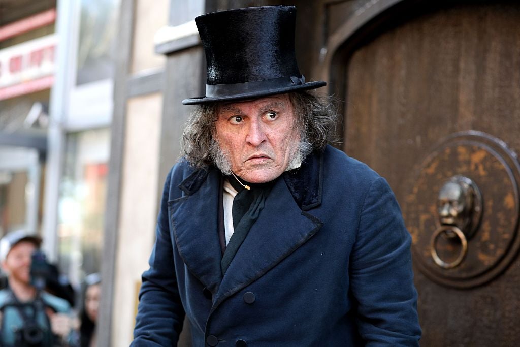 Johnny Depp in der Rolle des Ebenezer Scrooge auf der San Diego Comic-Con