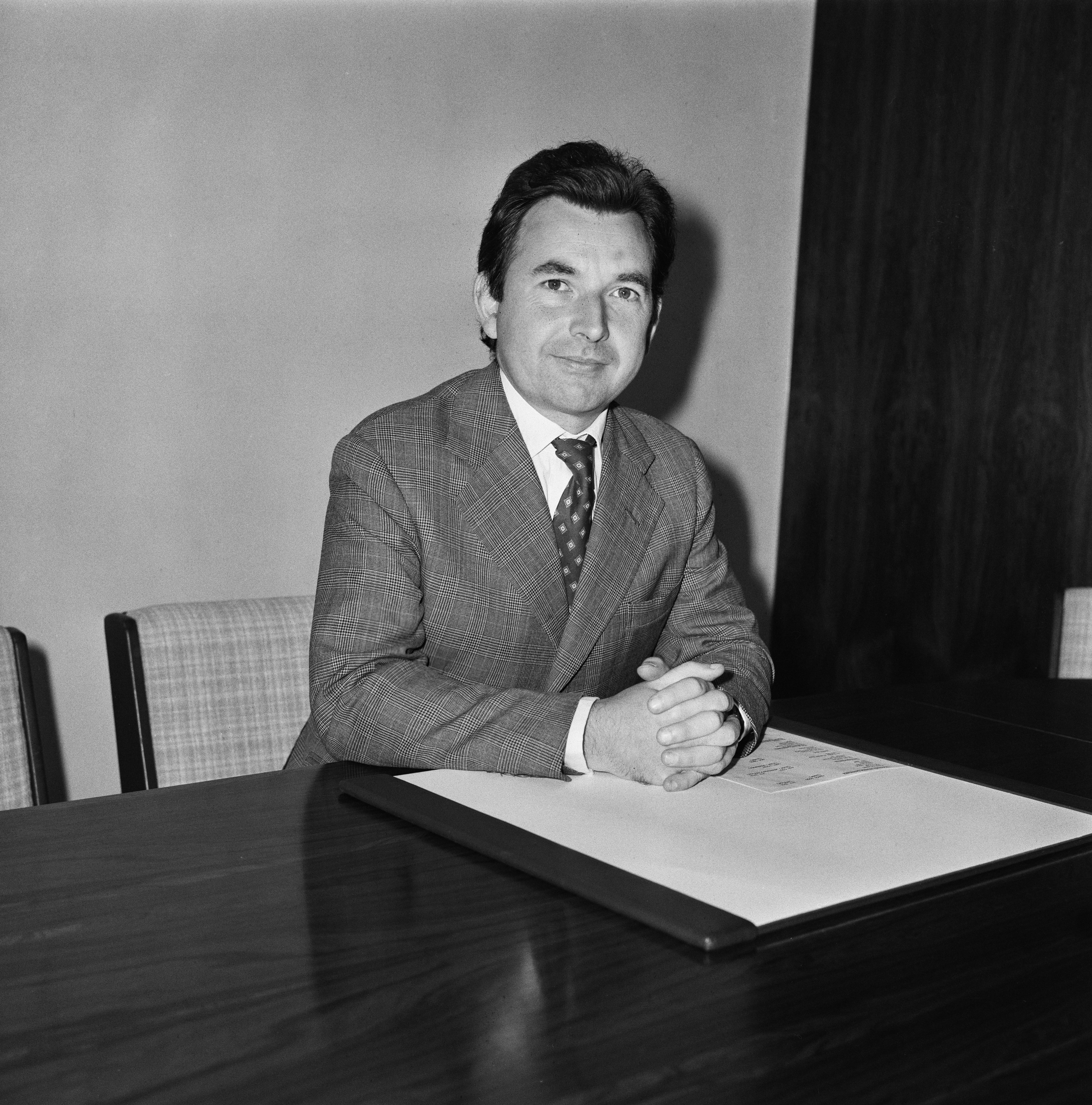 John Horam, pictured in 1976 when he was Labour's Parliamentary Under-Secretary of State for Transport