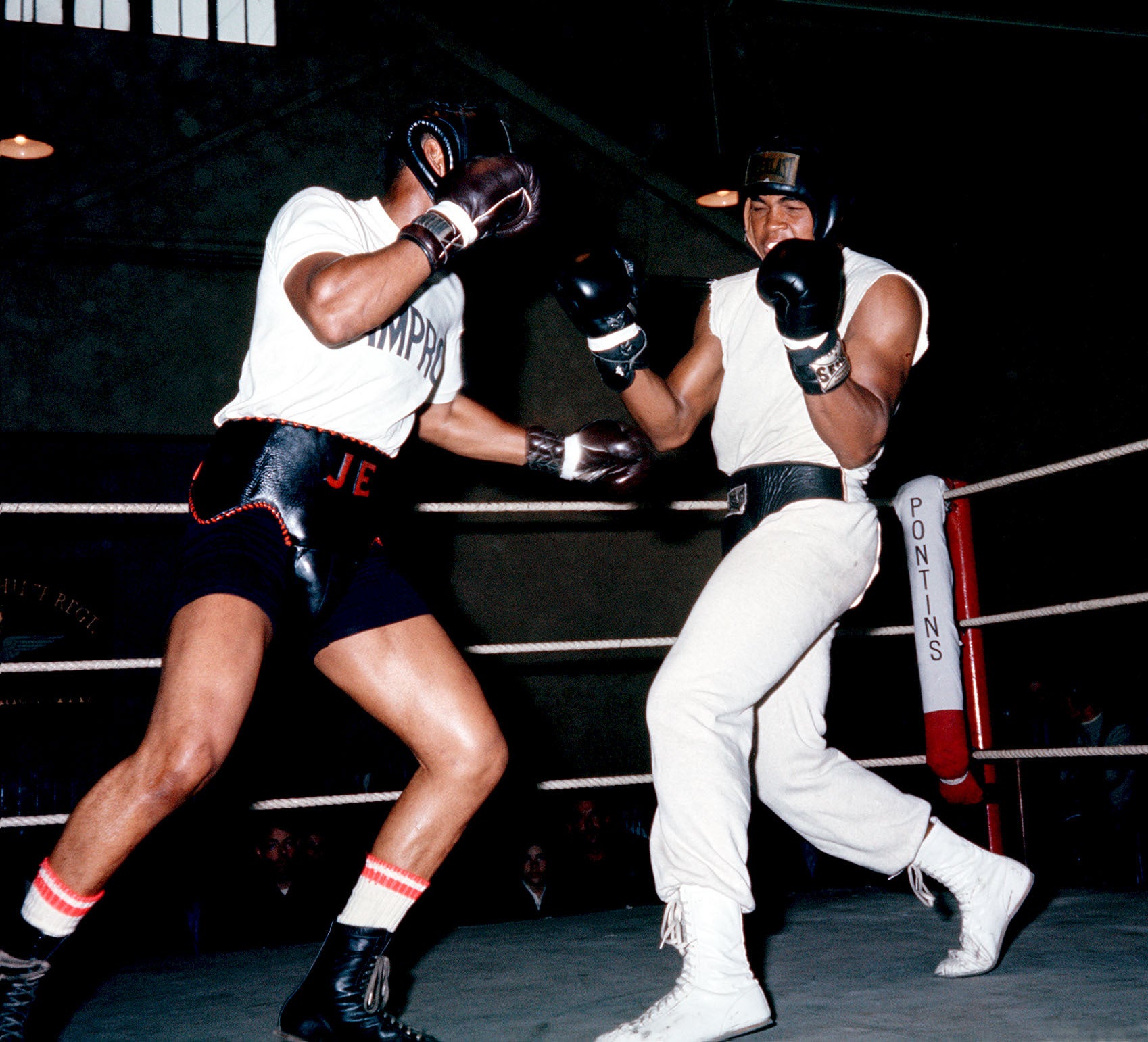 Muhammad Ali, right, won the North American belt after his return to boxing on this day in 1971 (PA)