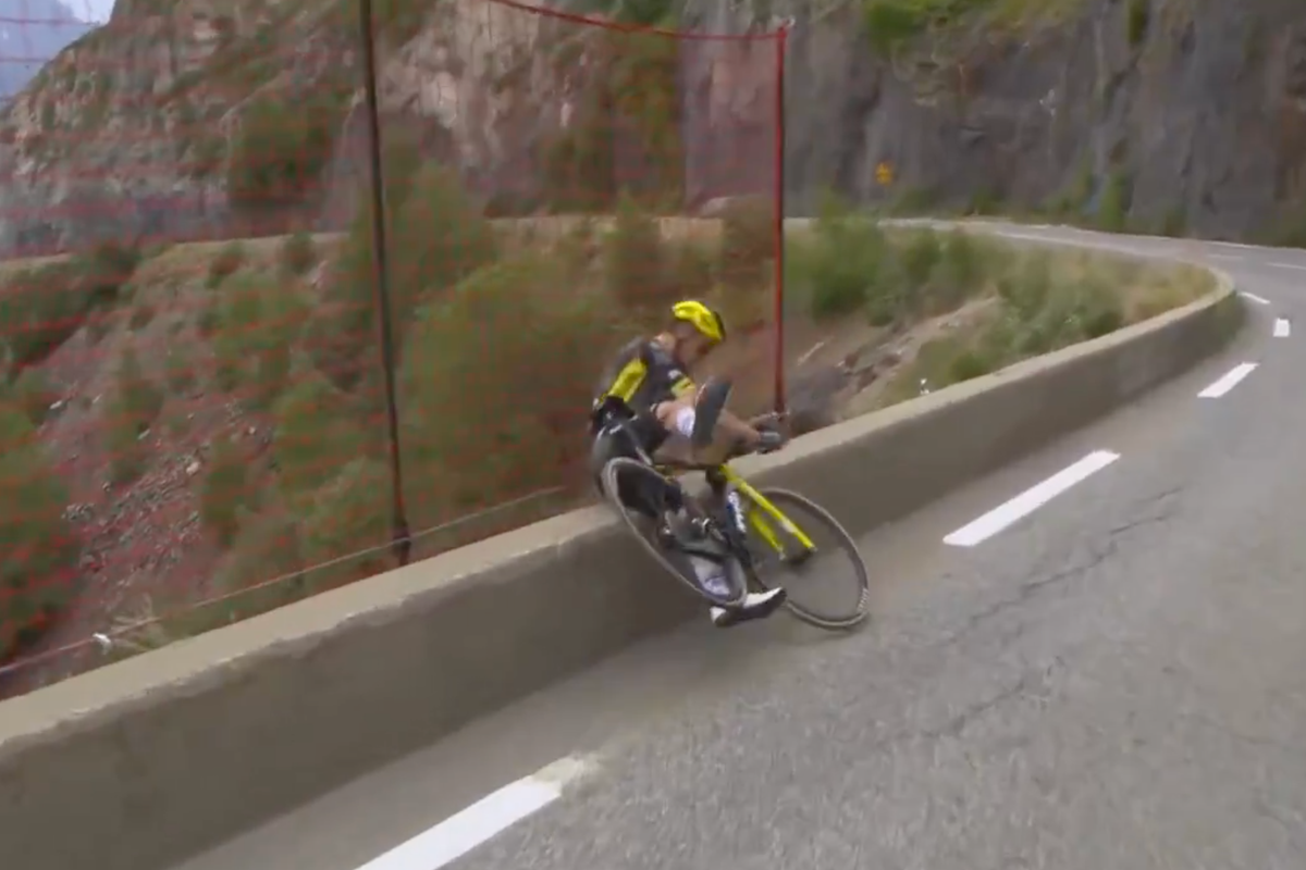 Tour de France organisers praised for ‘saving life’ of rider Sepp Kuss after terrifying mountain crash