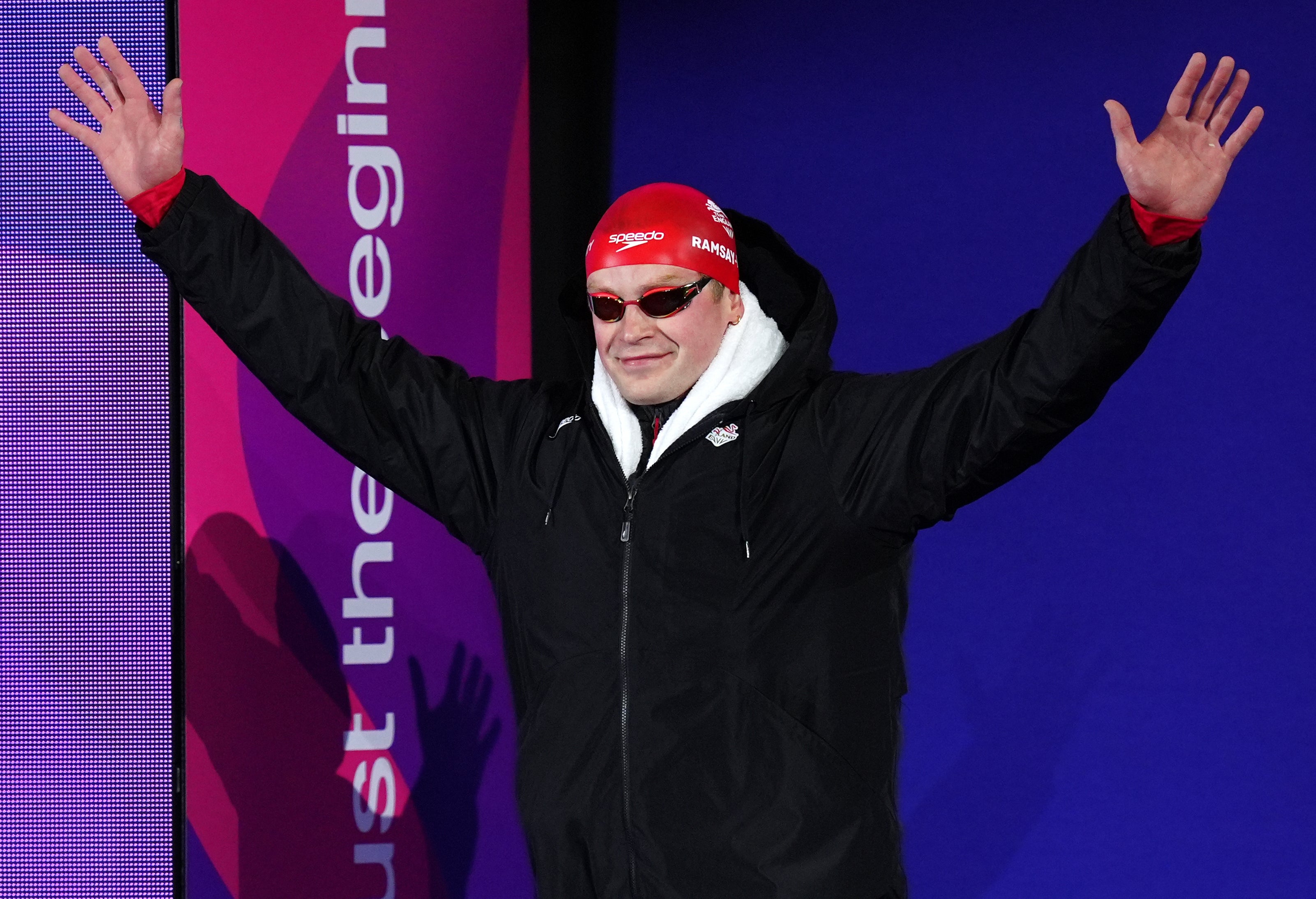 Ramsay-Peaty received a huge ovation in Glasgow