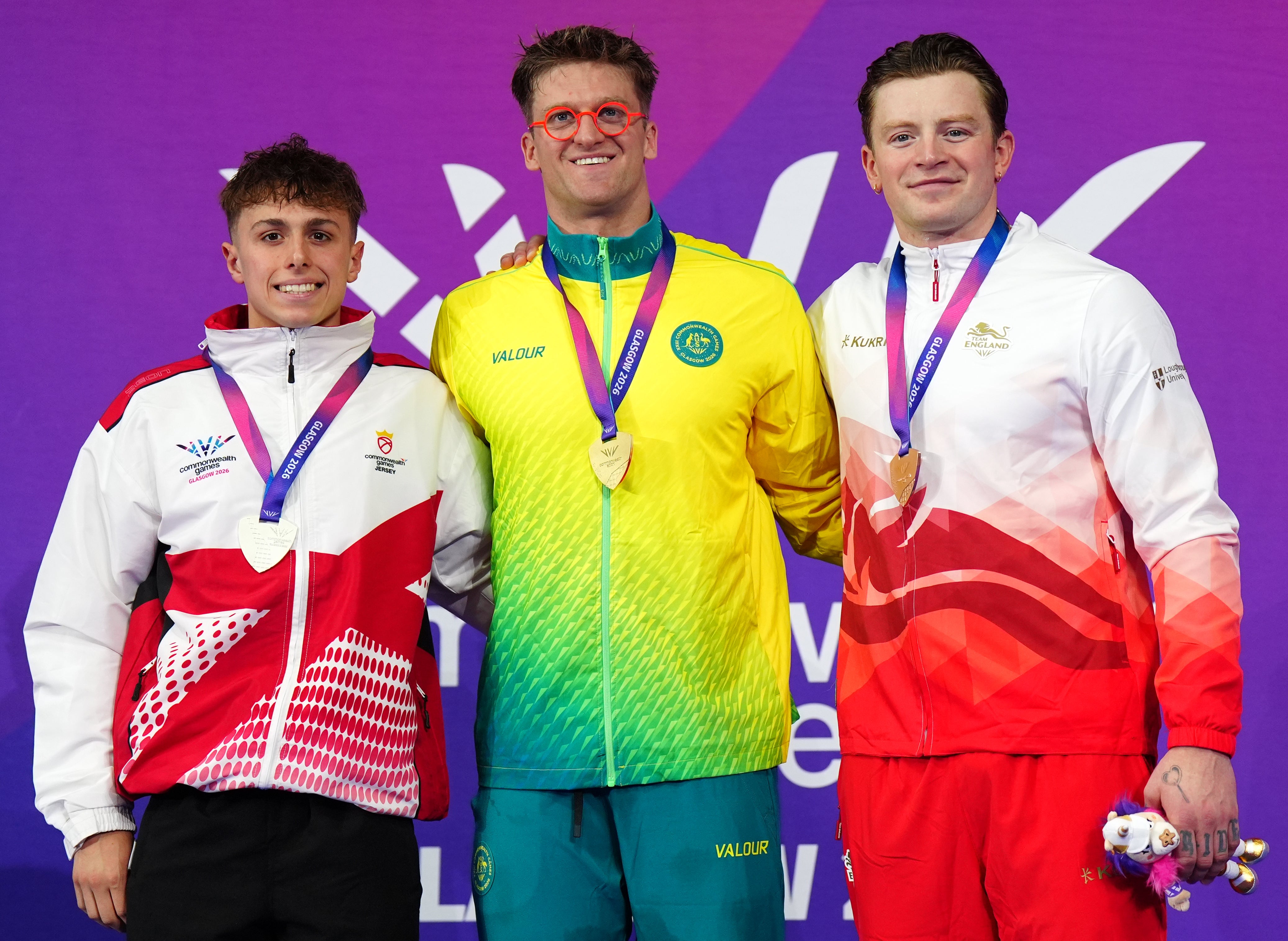 Ramsay-Peaty (right) believes Nowacki (left) has a hugely bright future in swimming