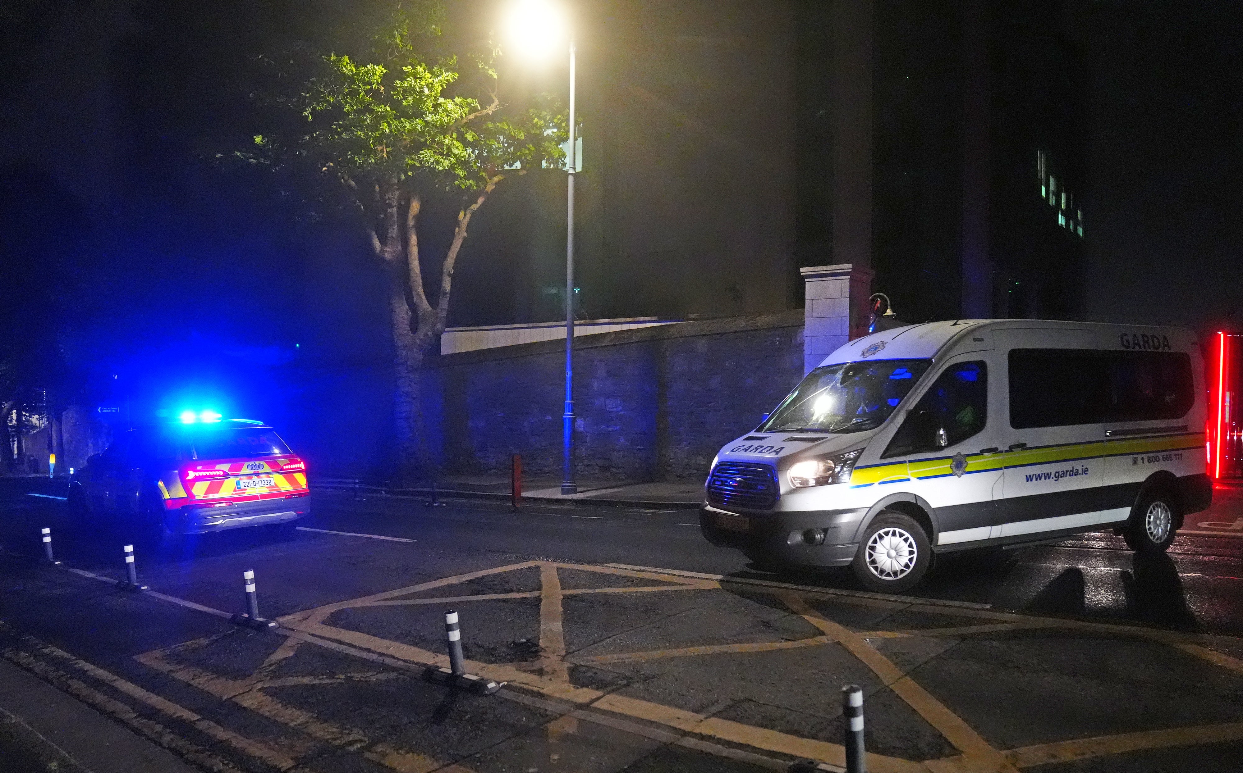 Garda intercepted explosives in a car near the Irish border