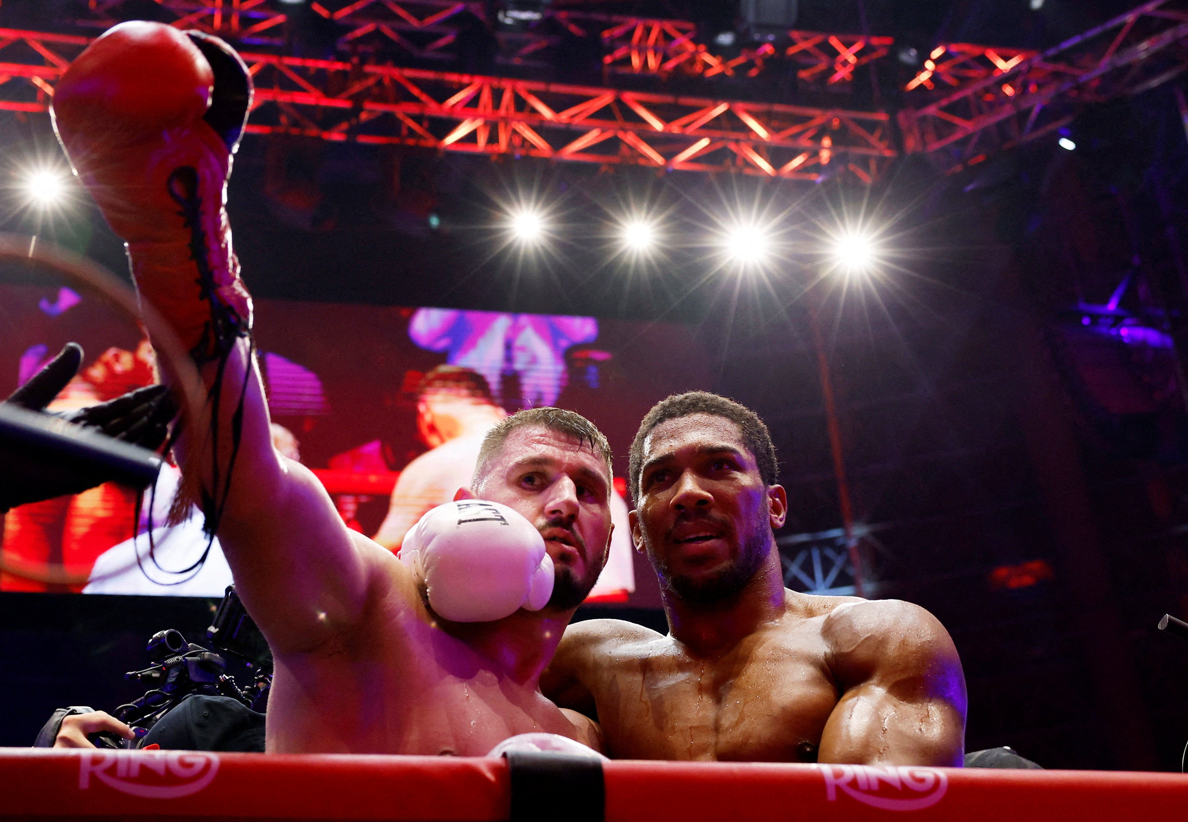 Joshua paid tribute to Prenga after the fight