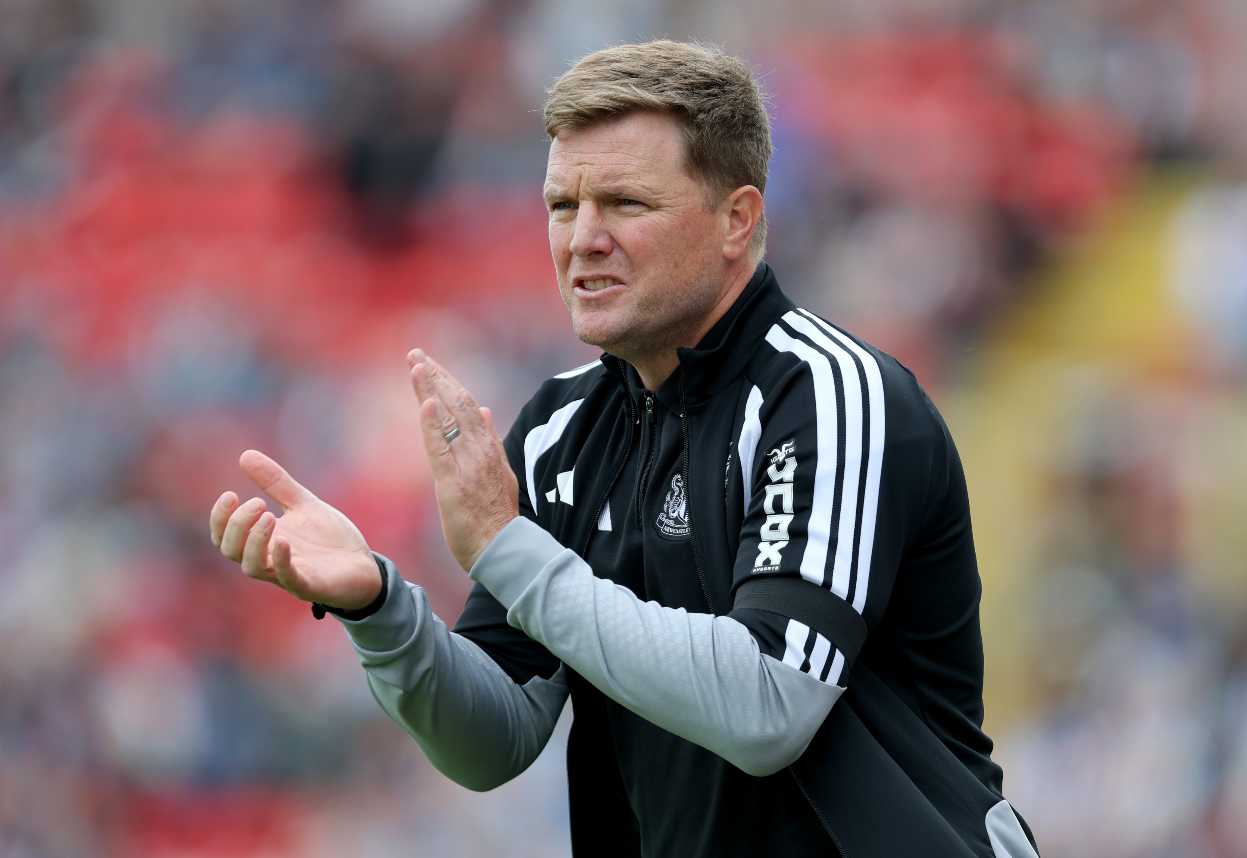 Eddie Howe spoke after a pre-season friendly draw with Gateshead