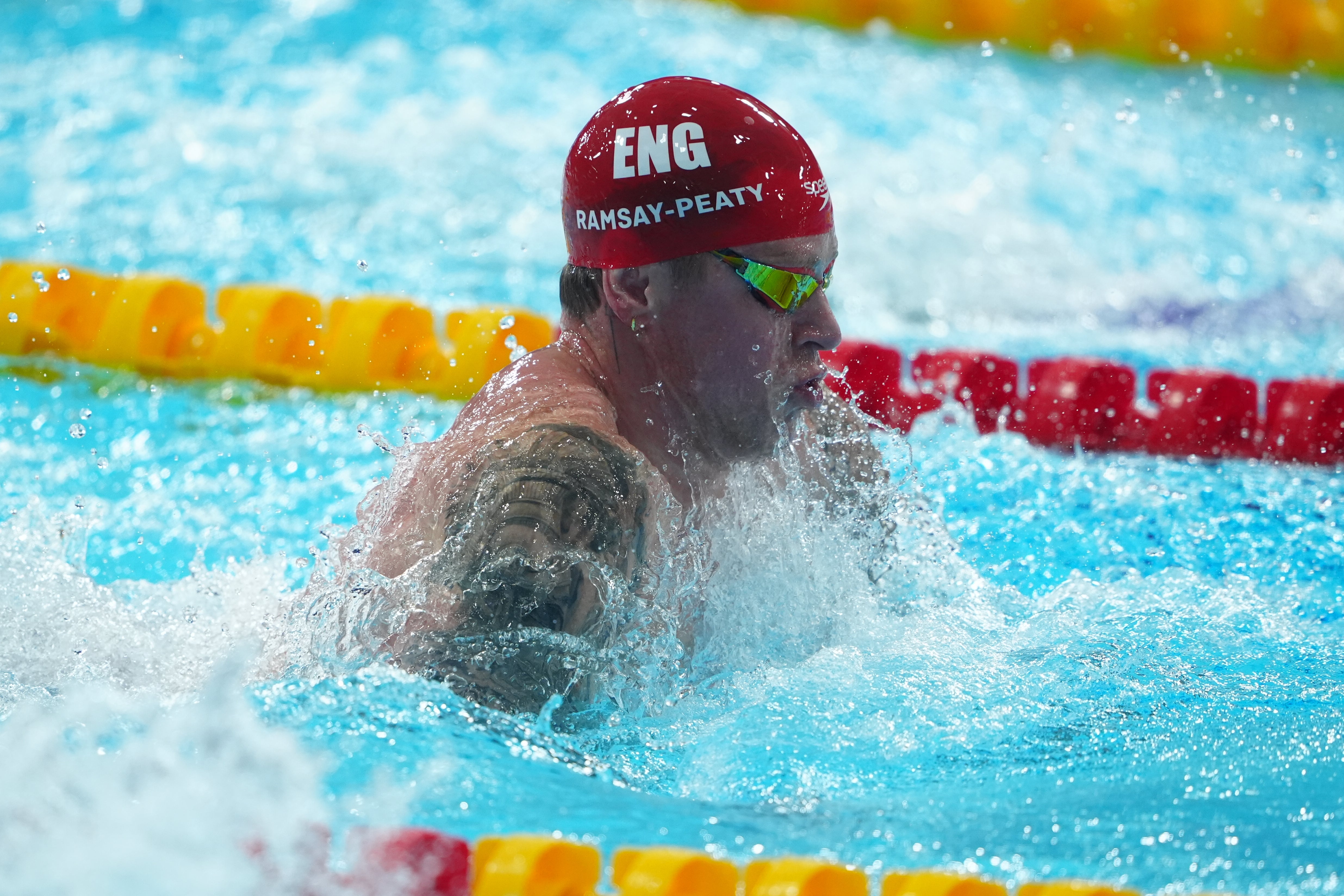 Adam Ramsay-Peaty shrugged off the disappointment of his 100m bronze (Owen Humphreys/PA)