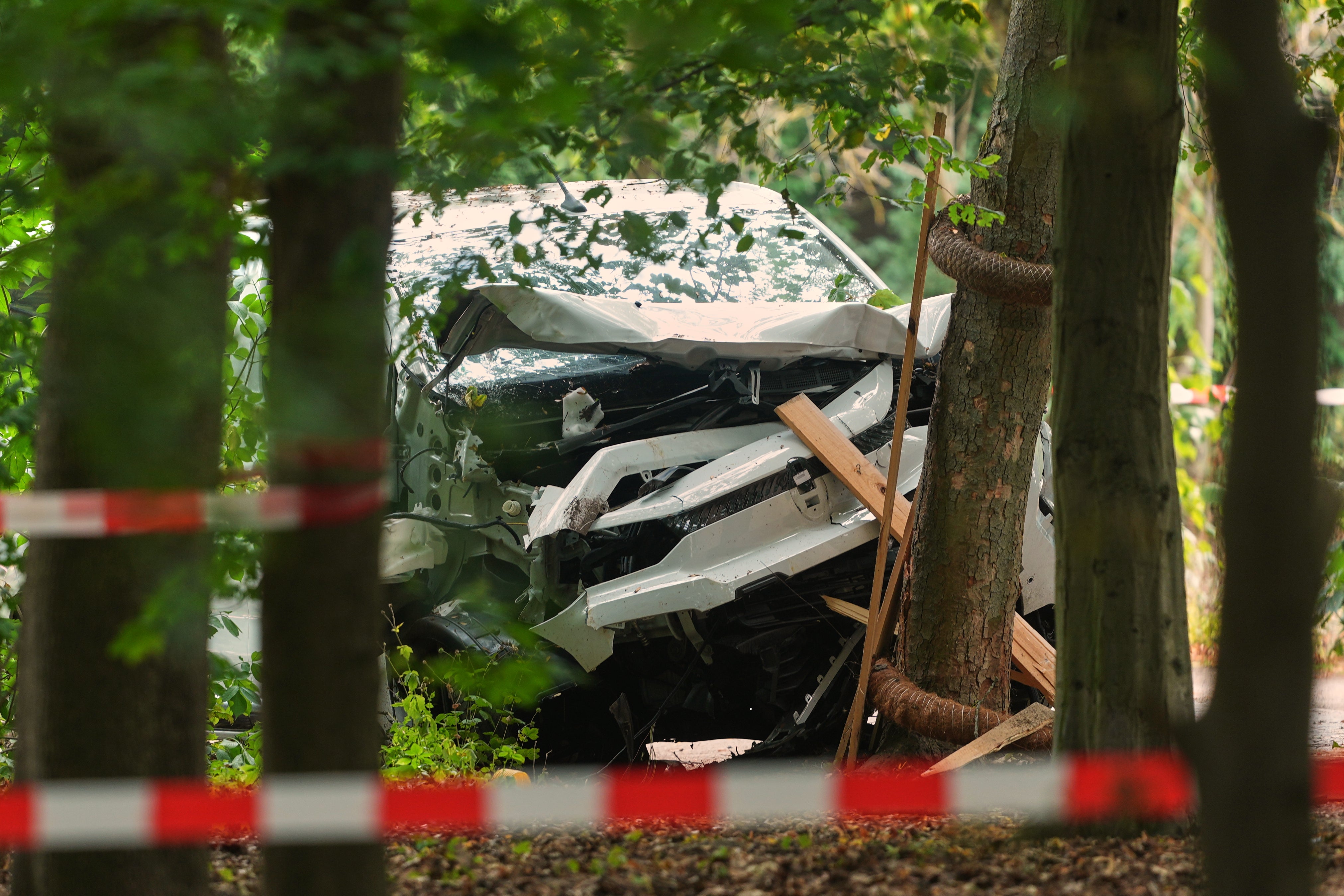 Photos show the aftermath of a van-ramming attack near Berlin's Pride festival