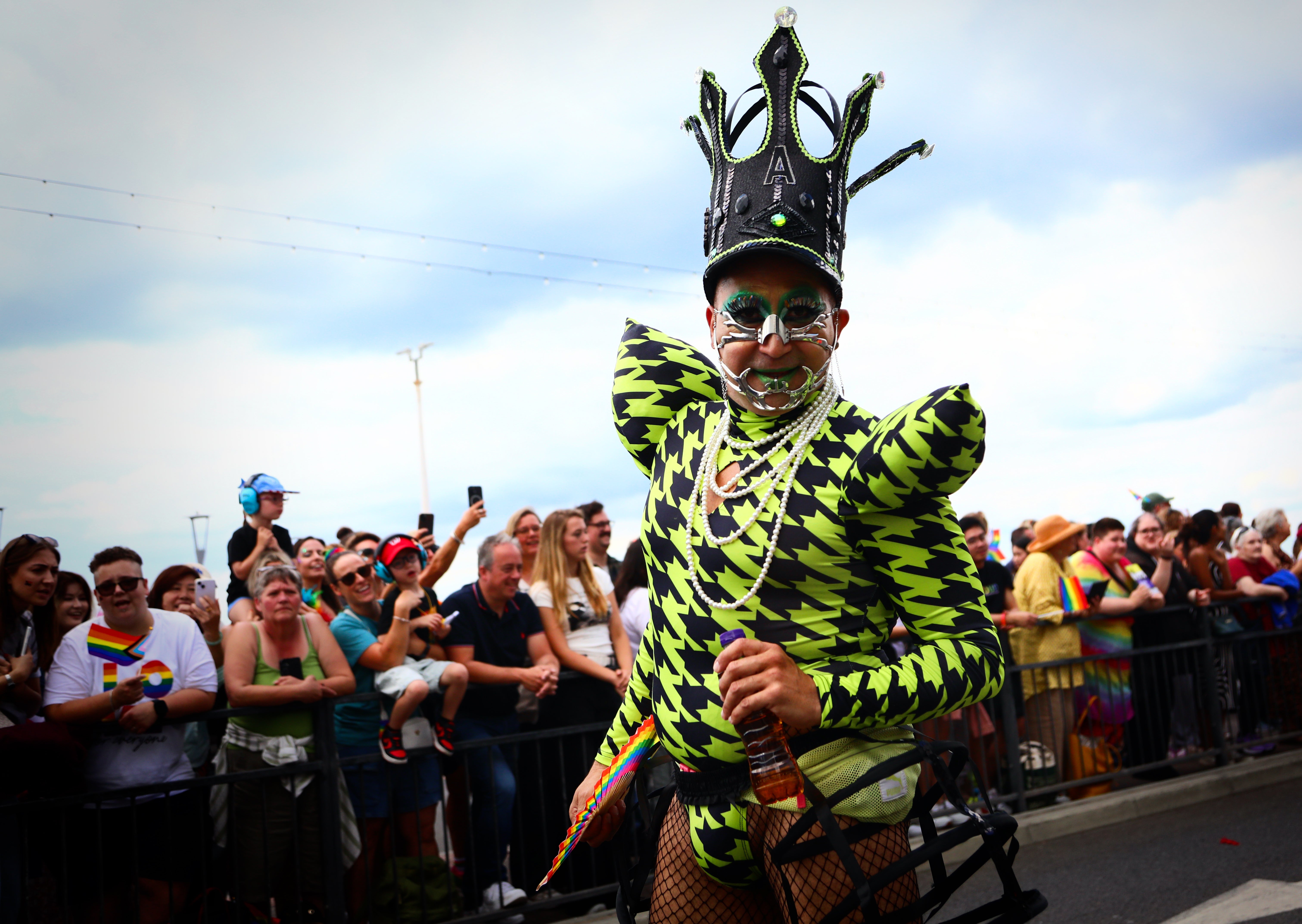 Crowds at last year's Brighton and Hove Pride celebrations