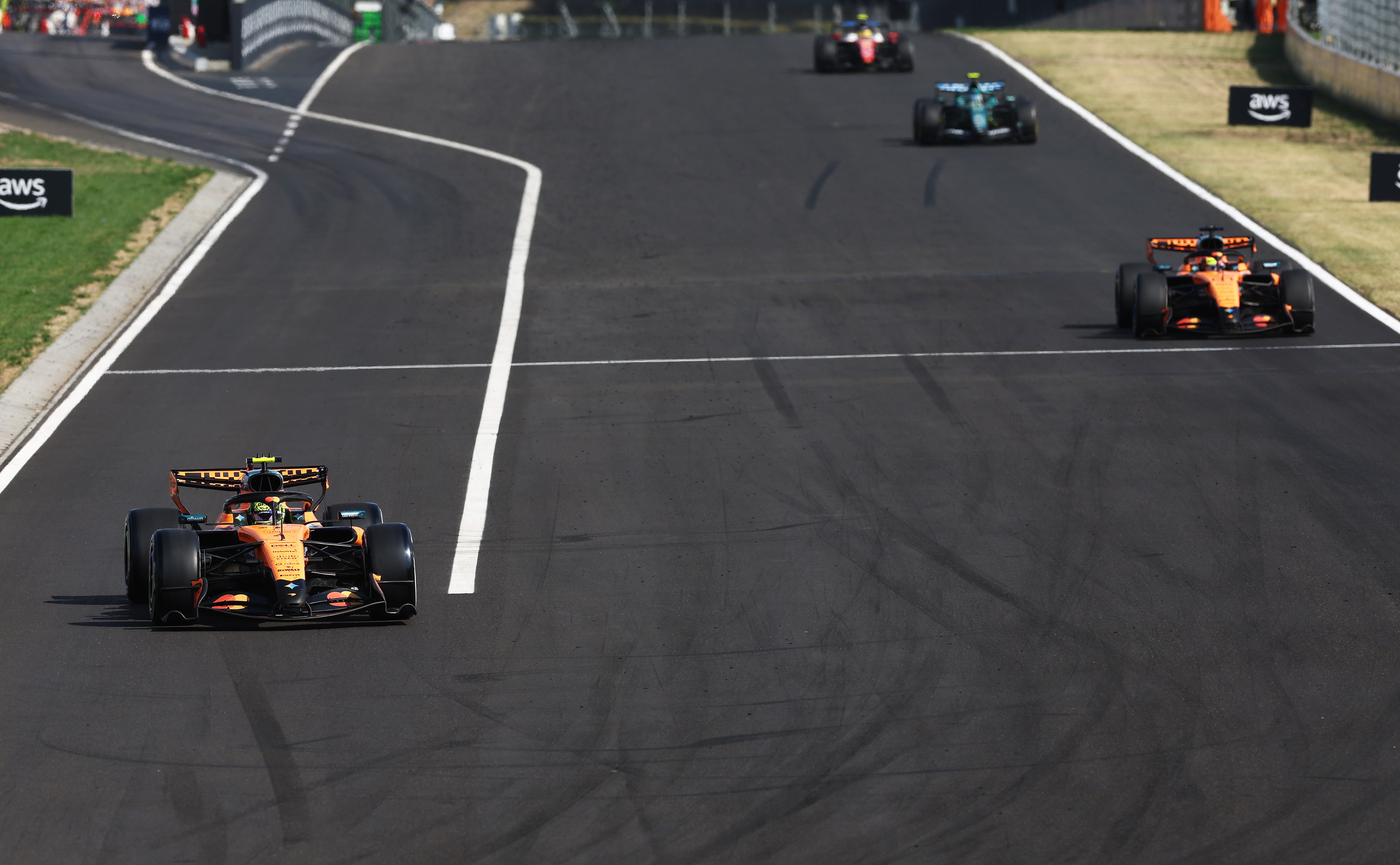 Oscar Piastri was usurped by Lando Norris after his involvement in a crash
