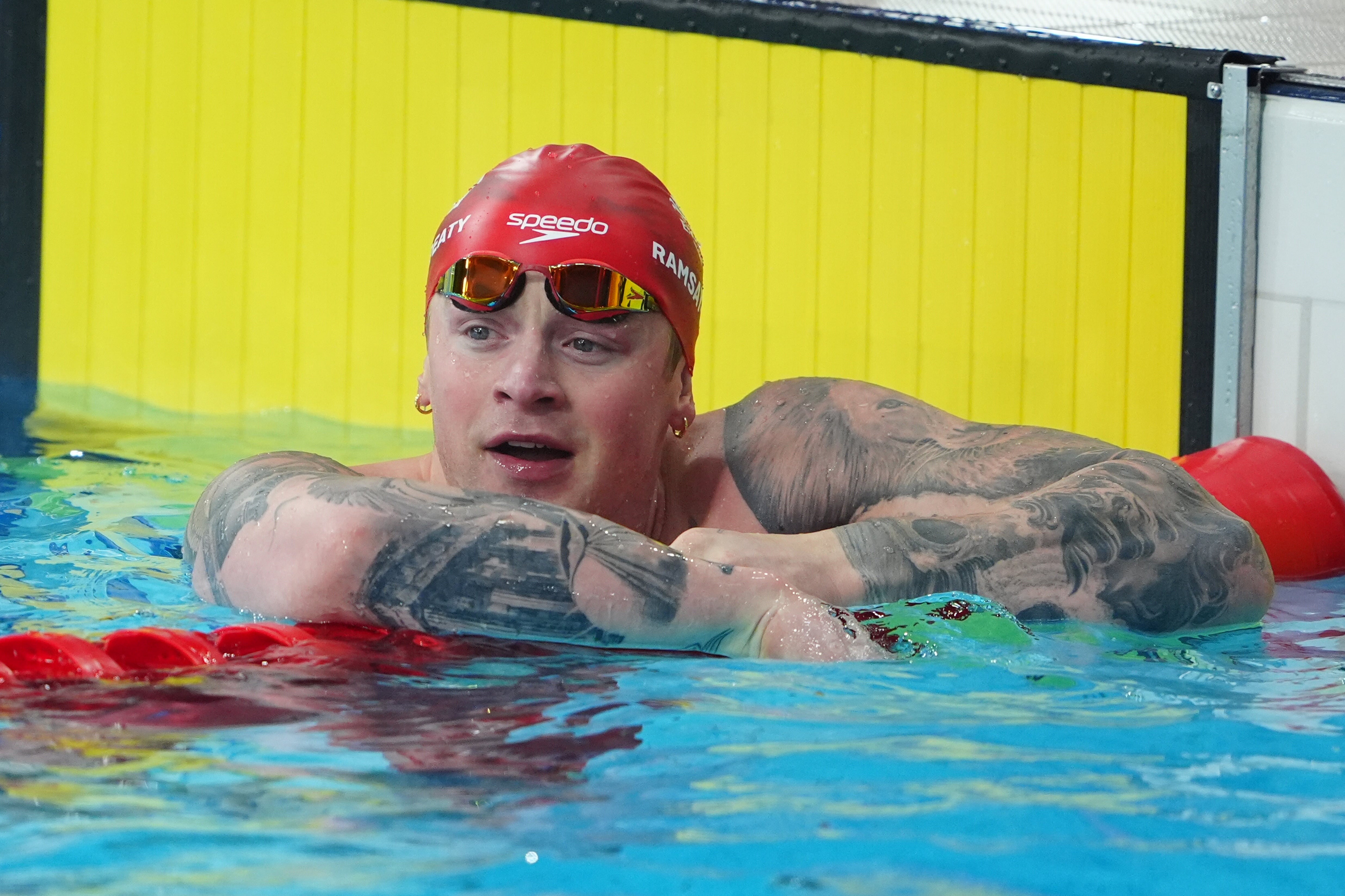 Adam Ramsay-Peaty was back in action on Sunday (Owen Humphreys/PA)
