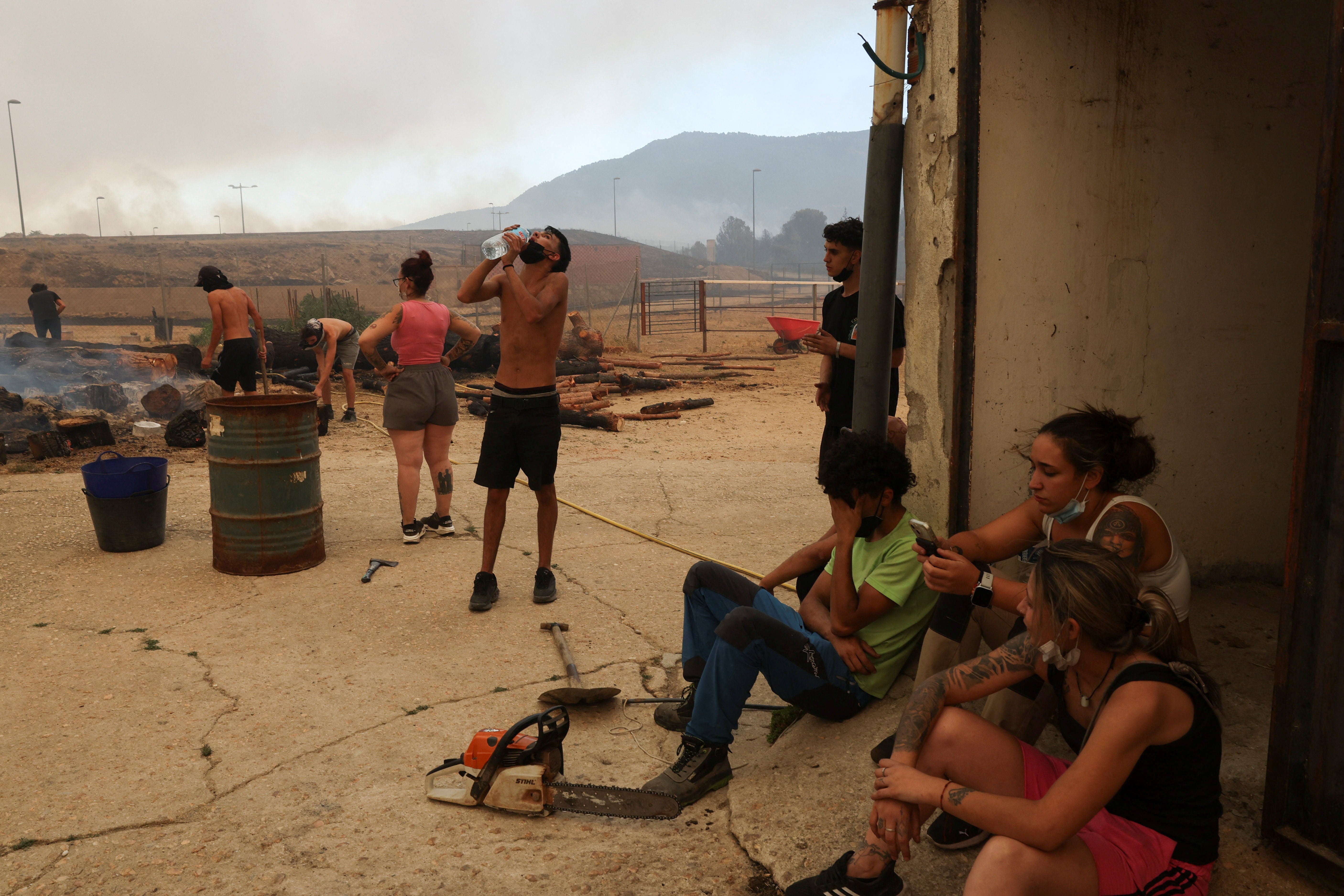 &lsquo;Like the apocalypse&rsquo;: Narrow escapes of those left homeless by Spain&rsquo;s wildfires 