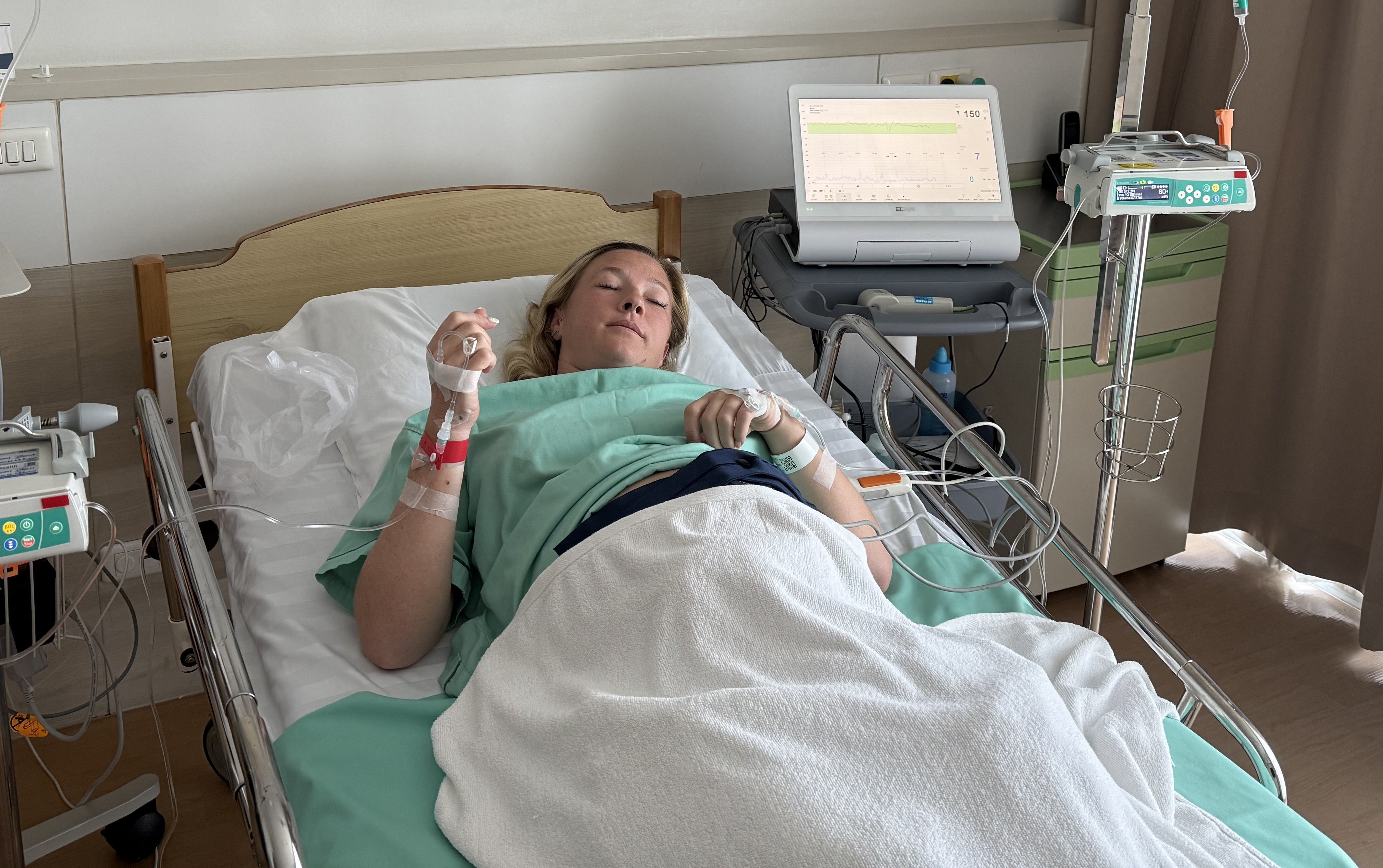Maddison started experiencing high blood pressure from her 22-week scan