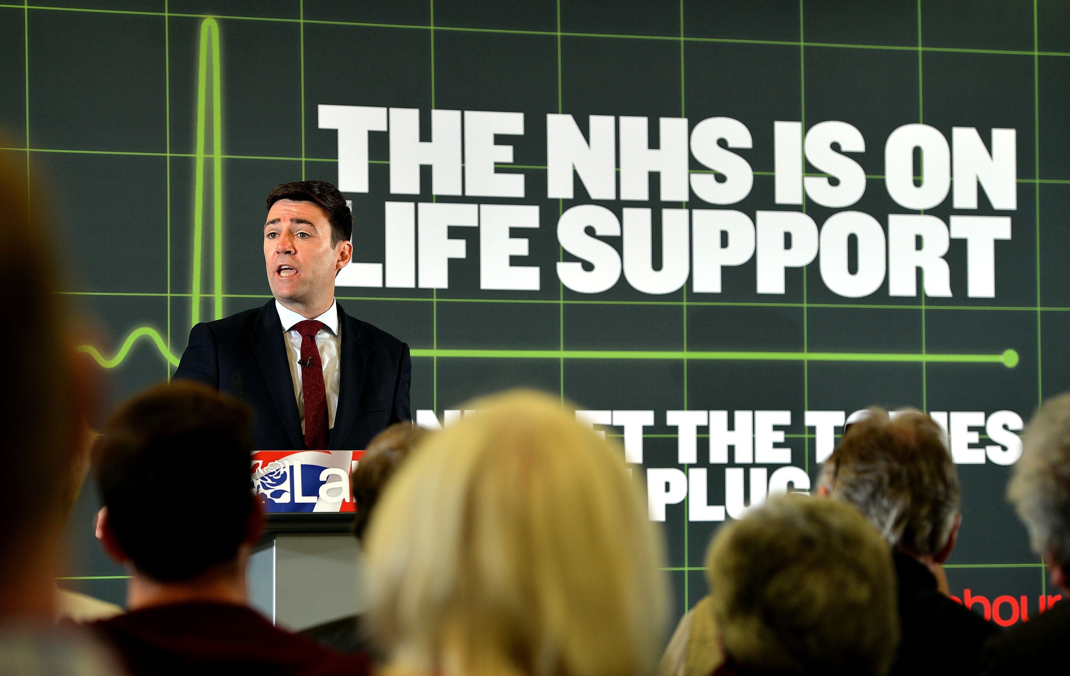 Andy Burnham was shadow health secretary in 2015 (PA) (PA Archive)
