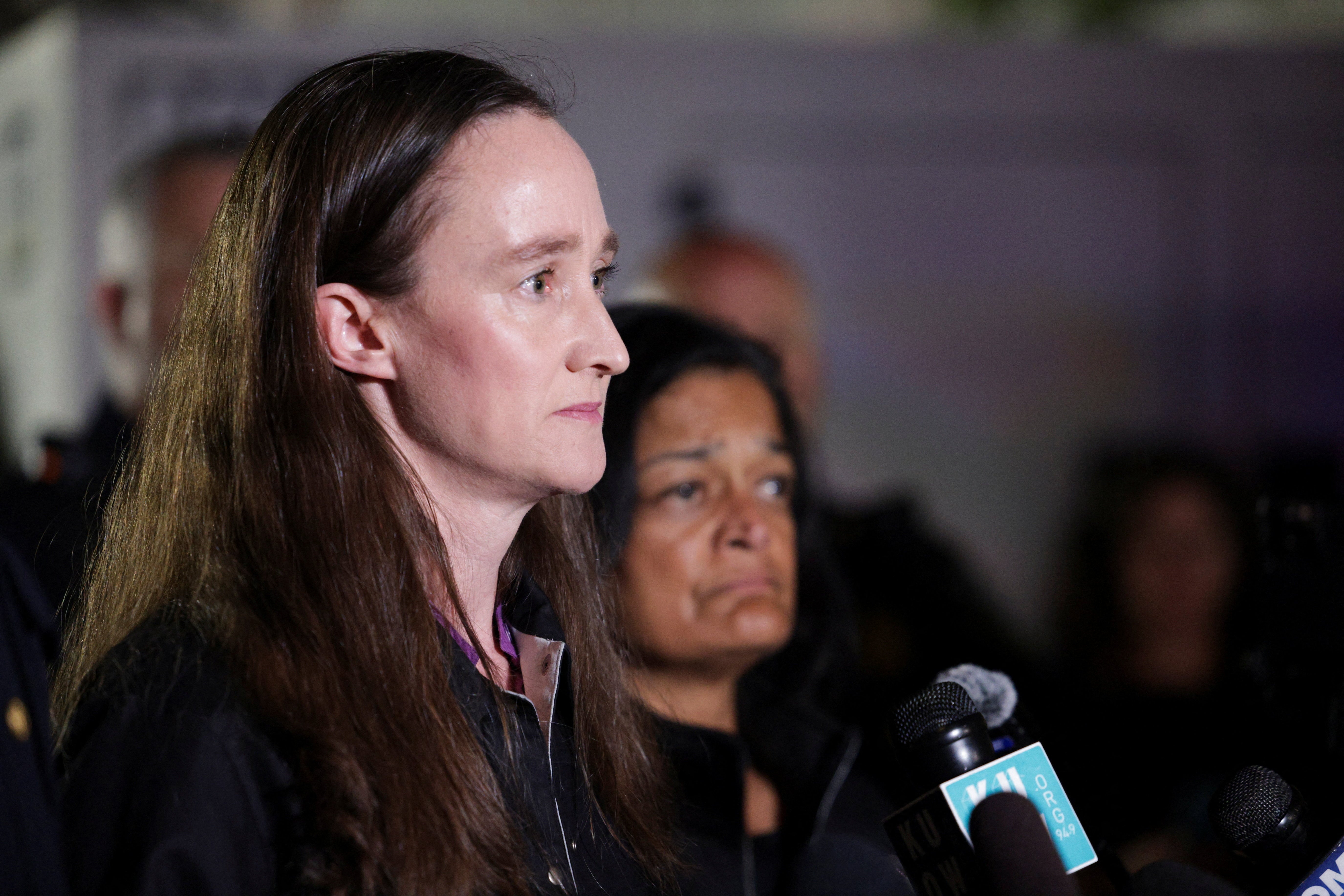 Seattle Mayor Katie Wilson denounced the ‘act of horrific violence’ after the shooting devastating the community Sunday (Reuters)