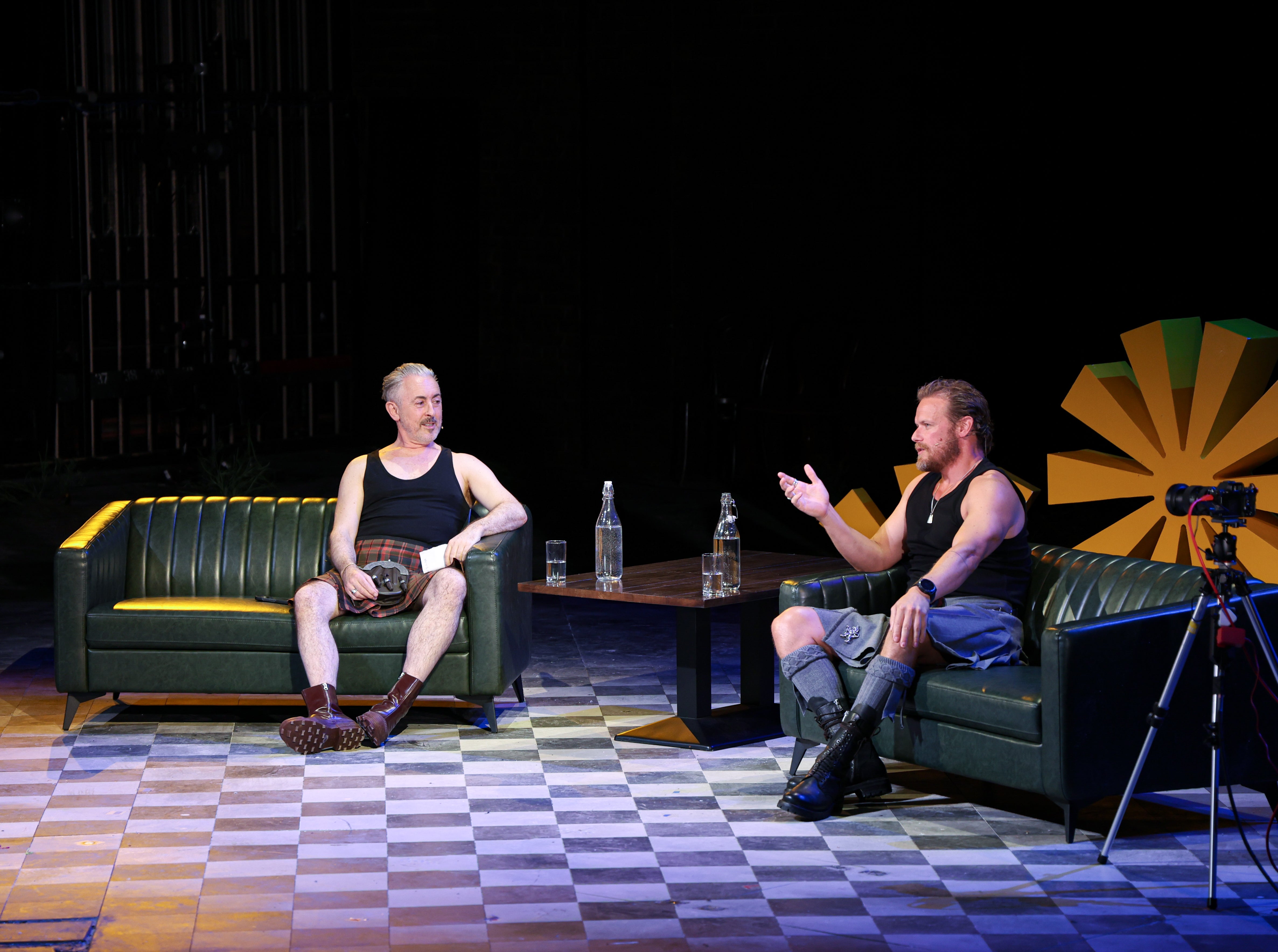 Speaking during an on-stage conversation with fellow Scottish actor Alan Cumming, Heughan discussed the early years of the hit historical drama Outlander