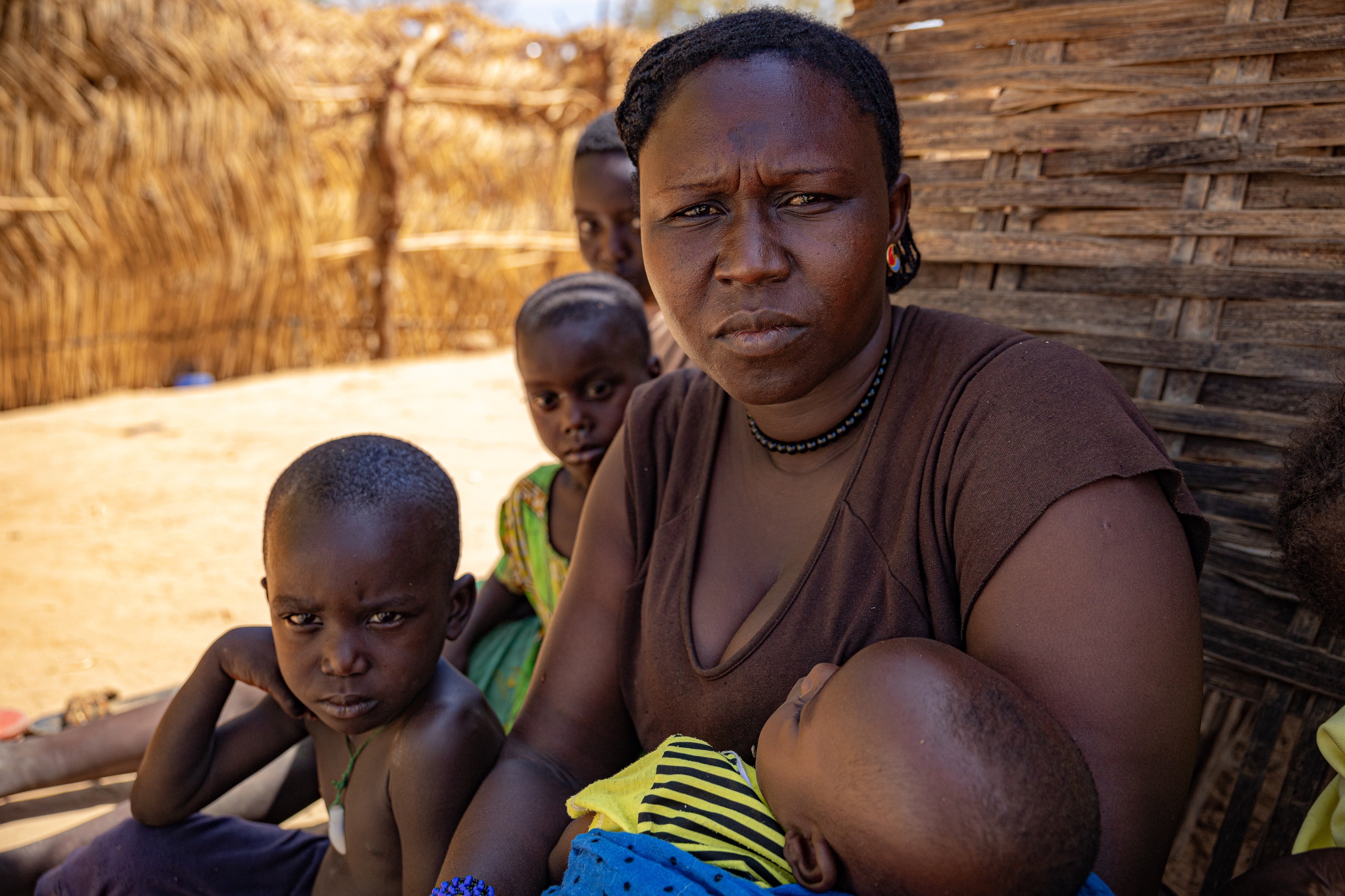 Busayna's sister haemorrhaged to death while giving birth when the family didn't have enough money to buy blood she needed - Birao refugee camp