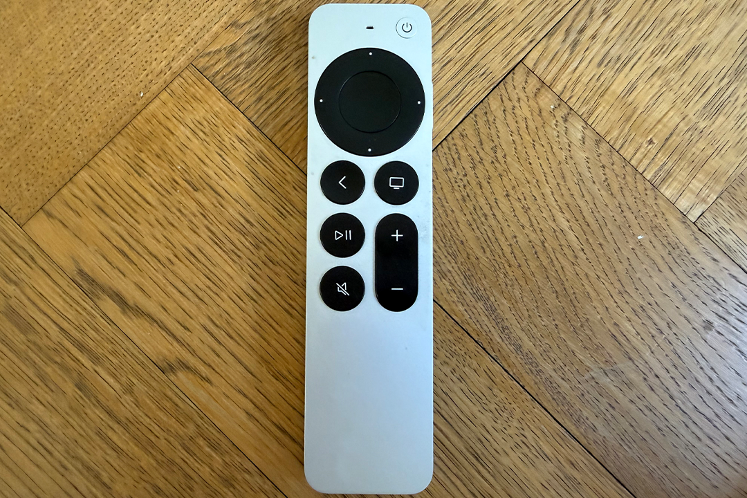 The elegant simplicity of the remote is one of the standout successes of the Apple TV (David Phelan/The Independent)