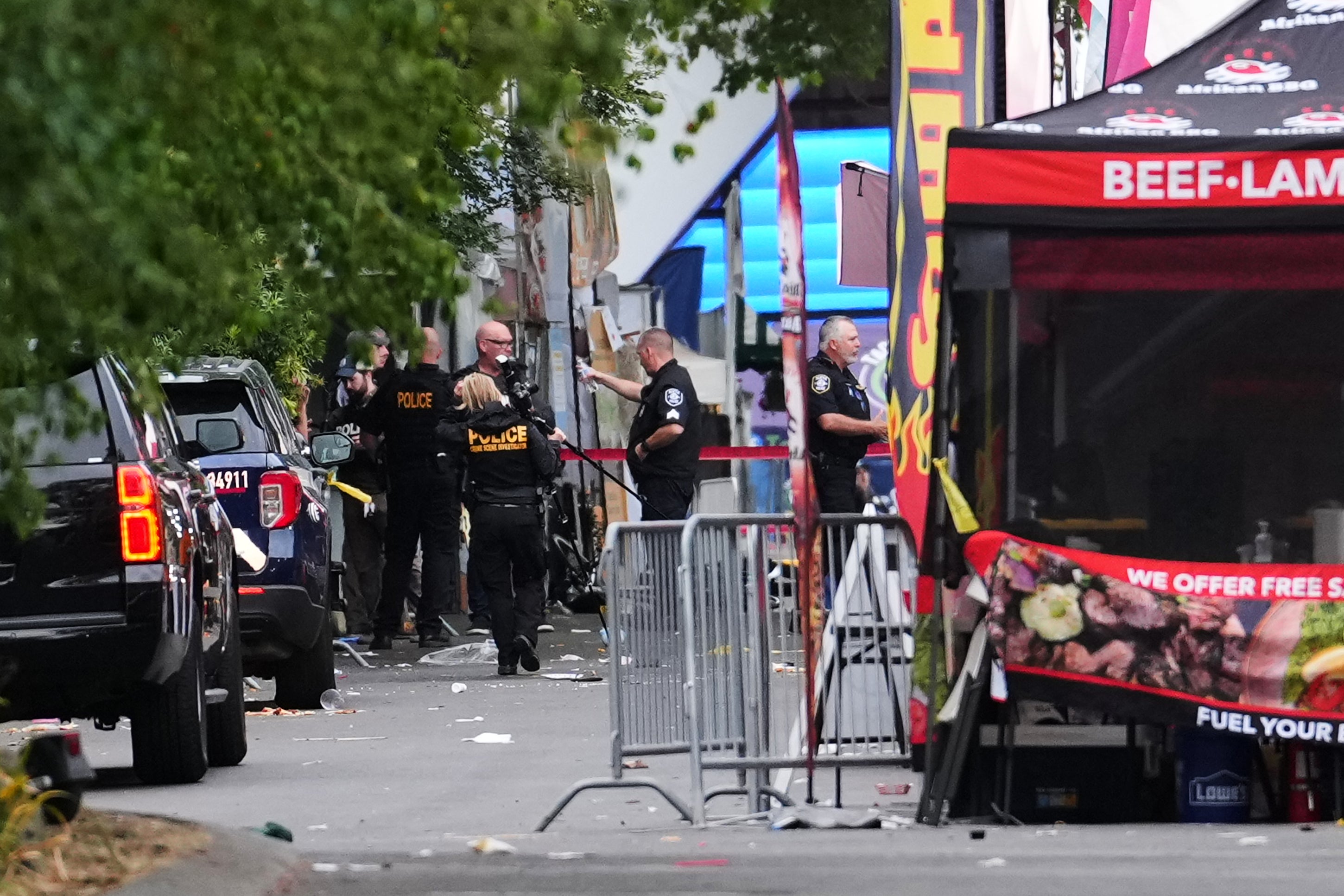 Shooting at Seattle food festival leaves three dead and four wounded, police search for second suspect as public safety is assured