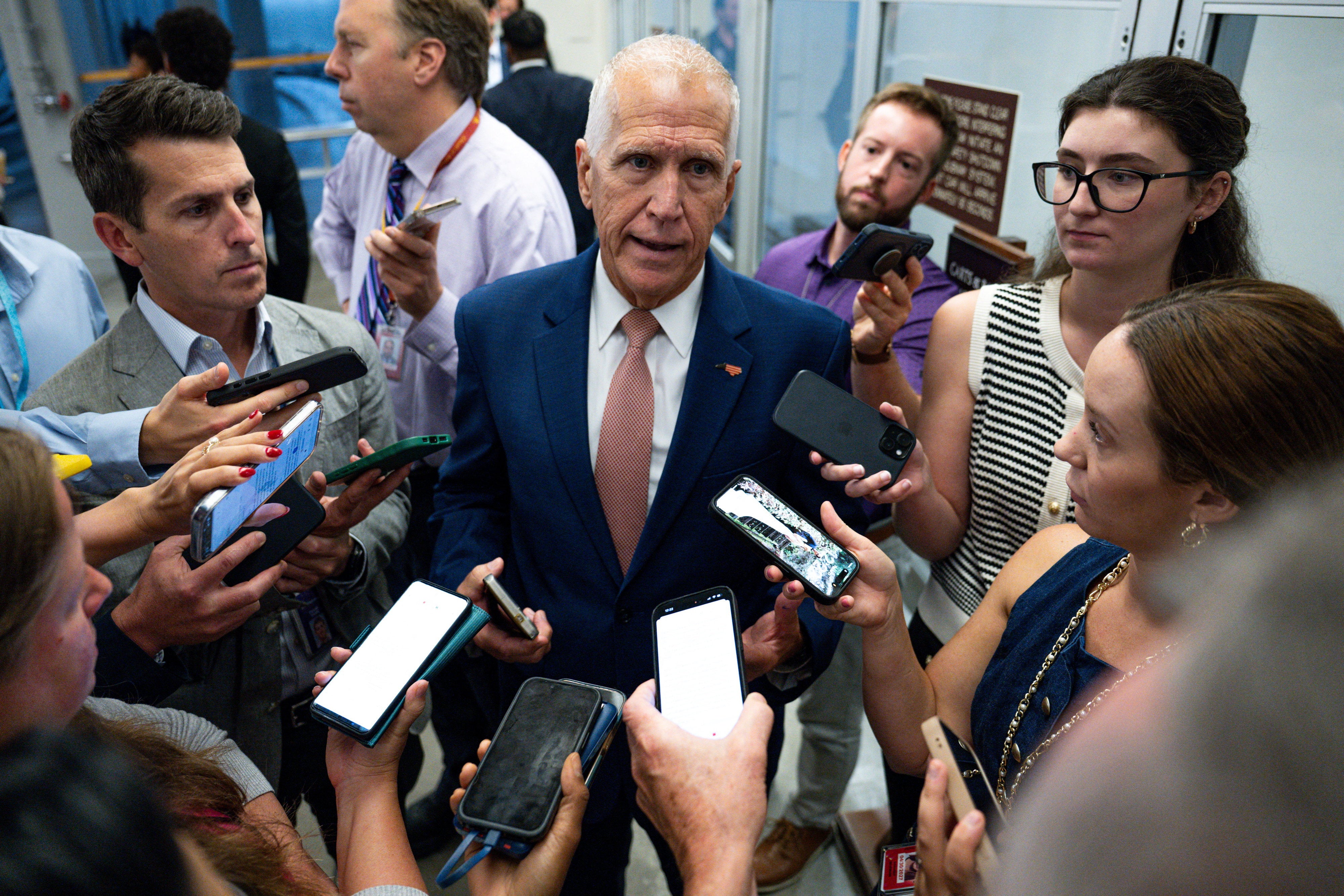 North Carolina Sen. Thom Tillis was particularly scathing in his criticism of Hegseth (Reuters)