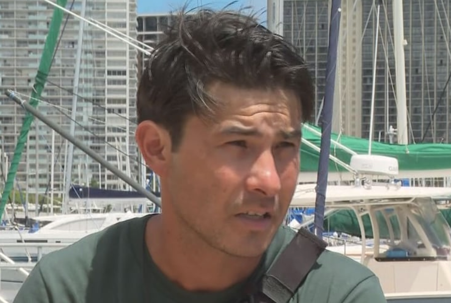 Kai Sato says that he planned to sail from Catalina Island to Hawaii