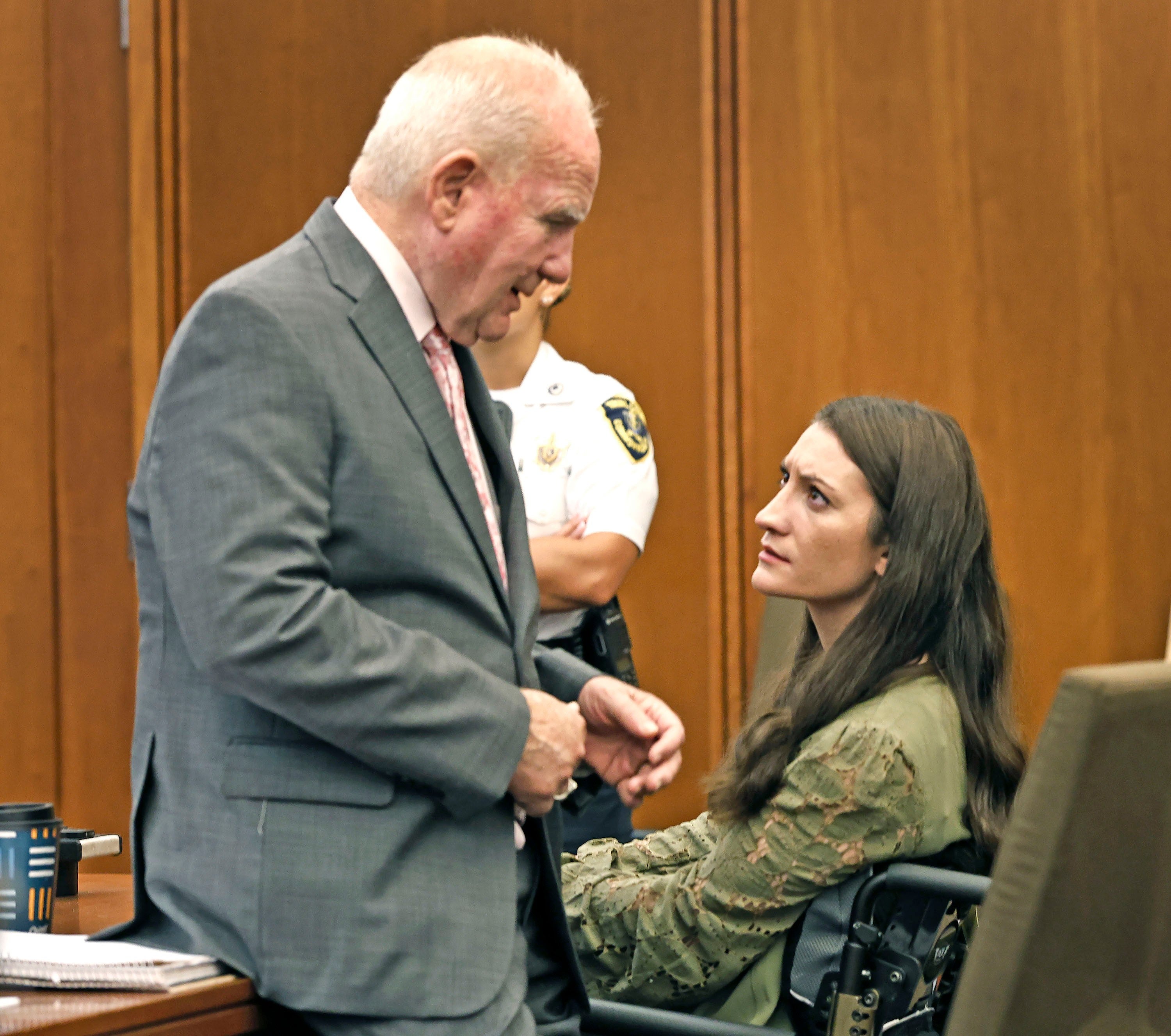 Defense attorney Kevin Reddington stays at the side of his client Lindsay Clancy