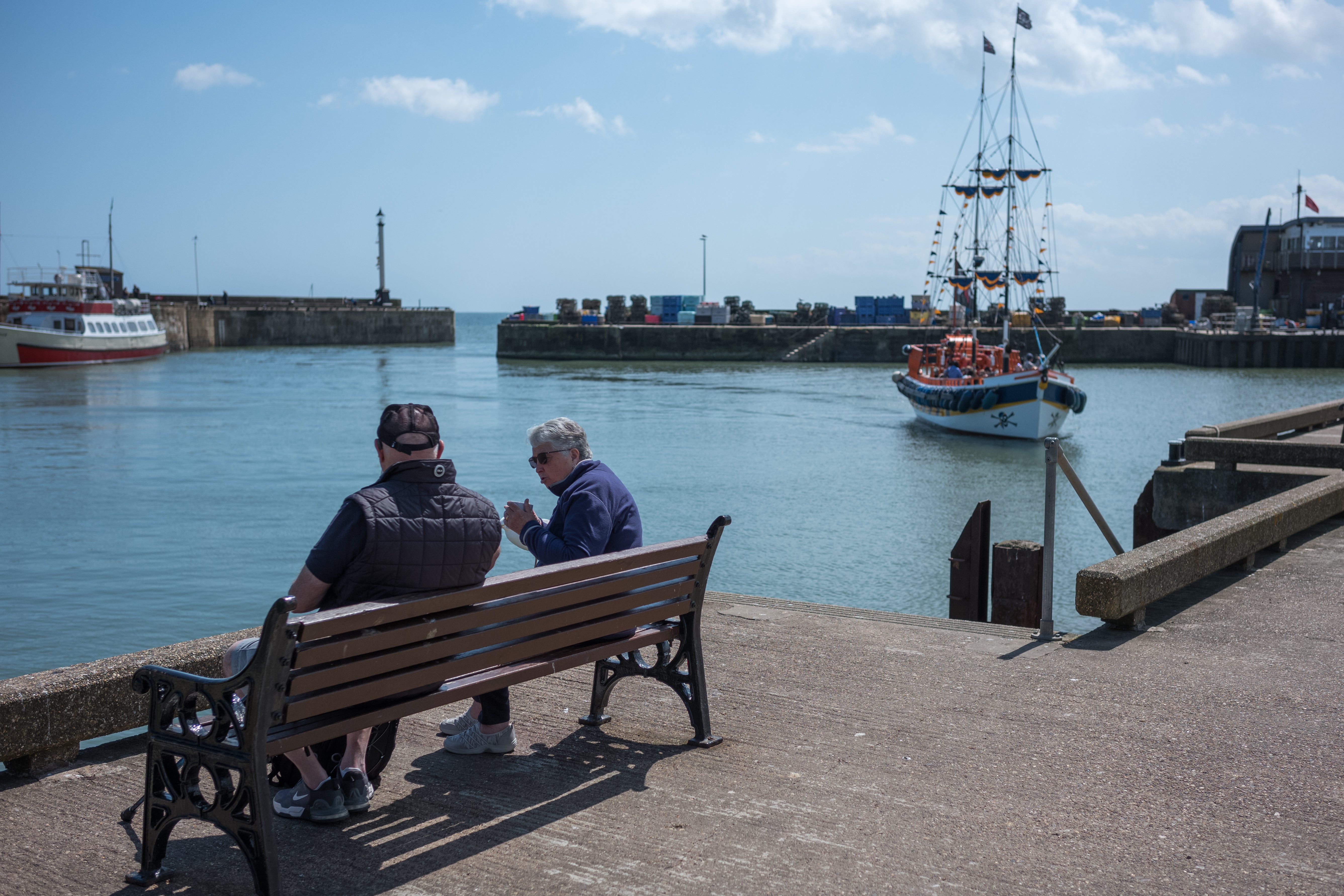 Raymond Dagnall’s family scattered what they thought were his ashes at Bridlington Harbour, pictured (Getty)