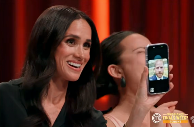 Harry popped up during Meghan’s ‘MasterChef Australia’ cameo