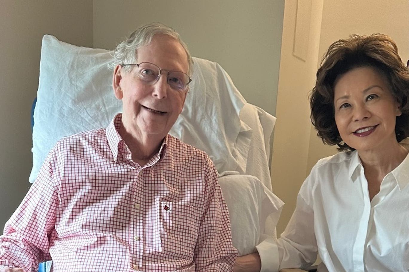 On July 12, Mitch McConnell offered the first so-called ‘proof-of-life’ image since his hospitalization