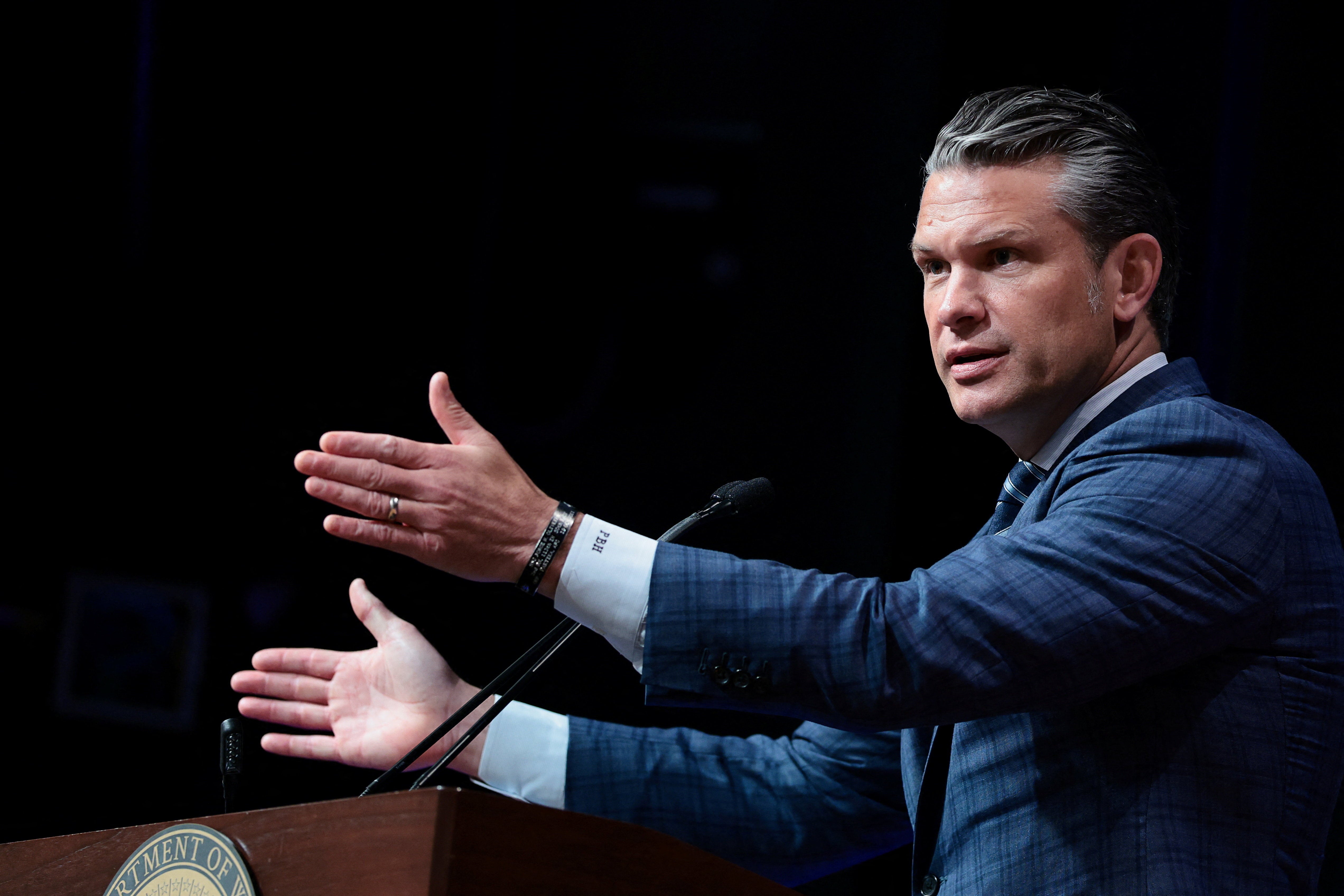 Defense Secretary Pete Hegseth is said to back the further use of military force against Tehran, but others in the administration are not convinced (Reuters)