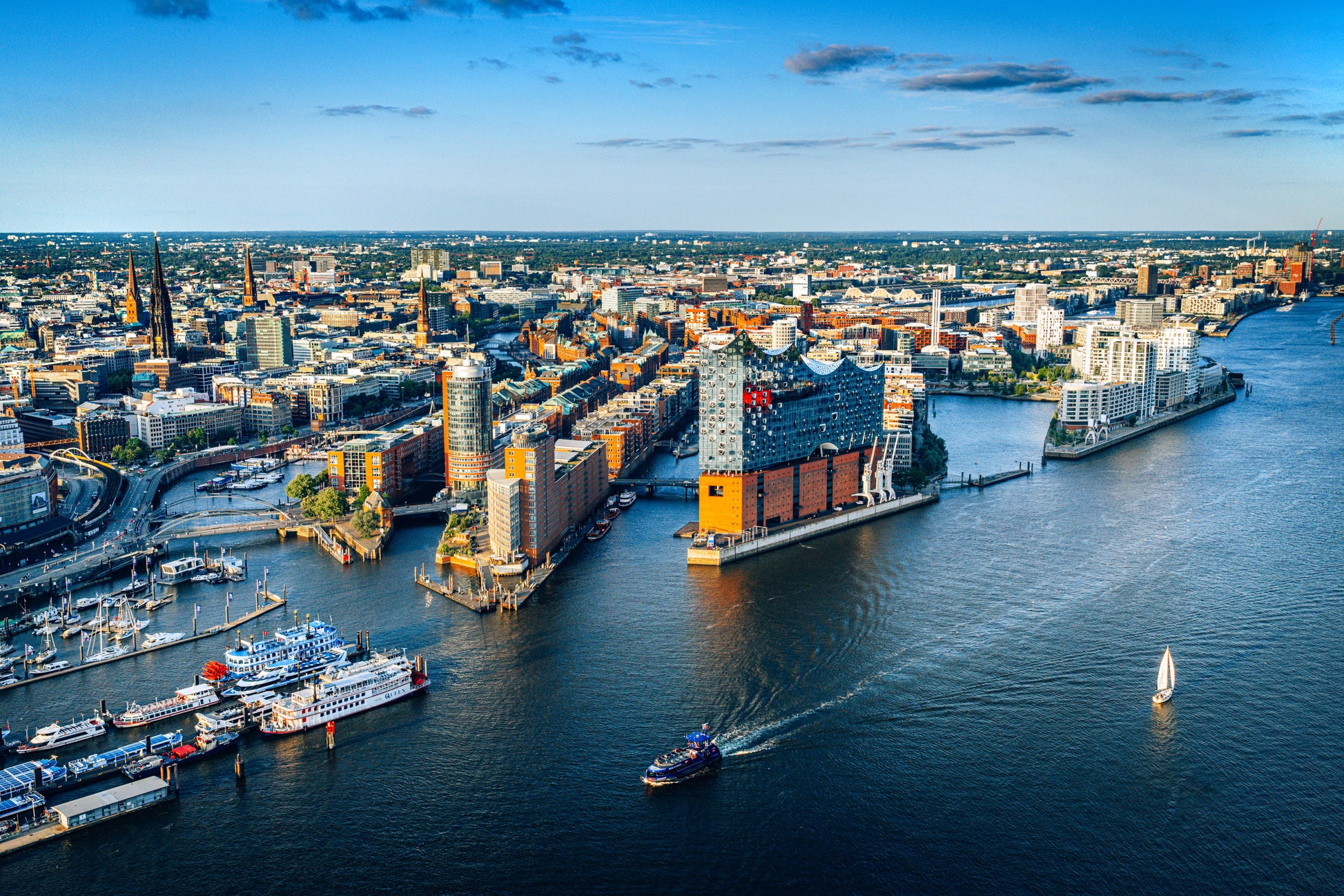 Hamburg is Europe’s third biggest port (Getty/iStock)