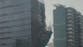 Scaffolding collapses from high-rise building as Typhoon Noul looms over Hong Kong