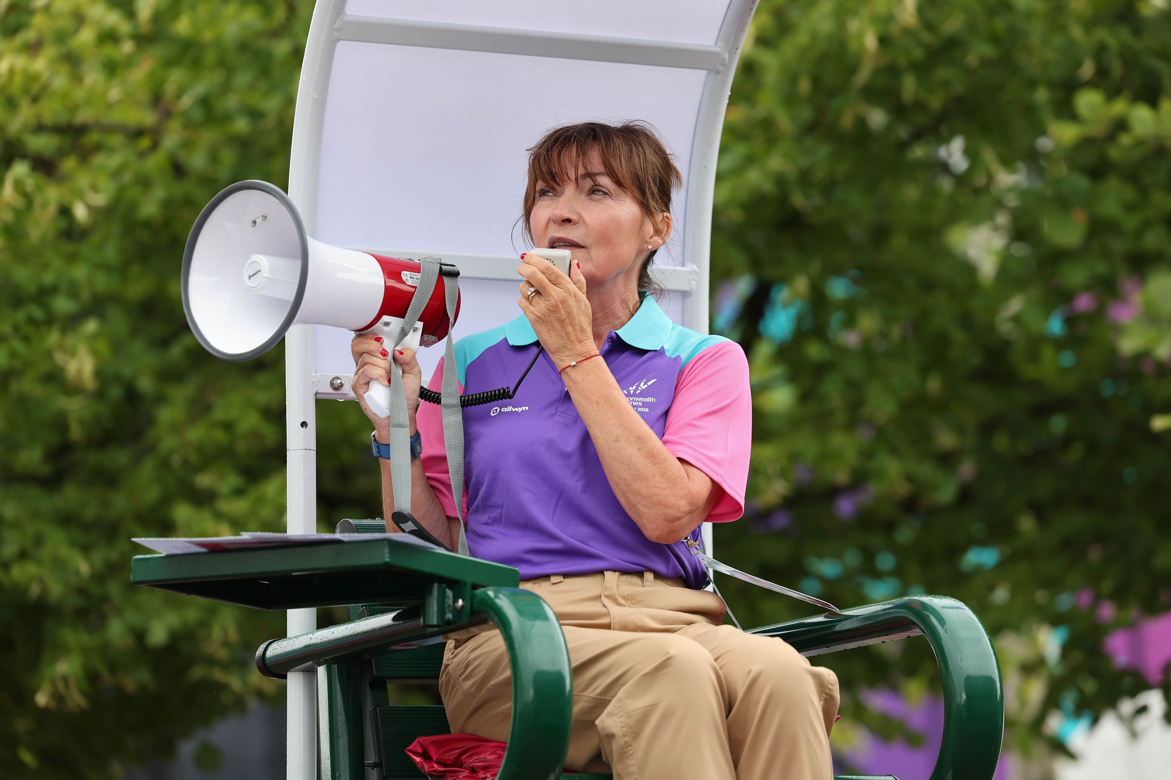 Lorraine Kelly took on three roles as she joined the 4,000-plus volunteers, known as 