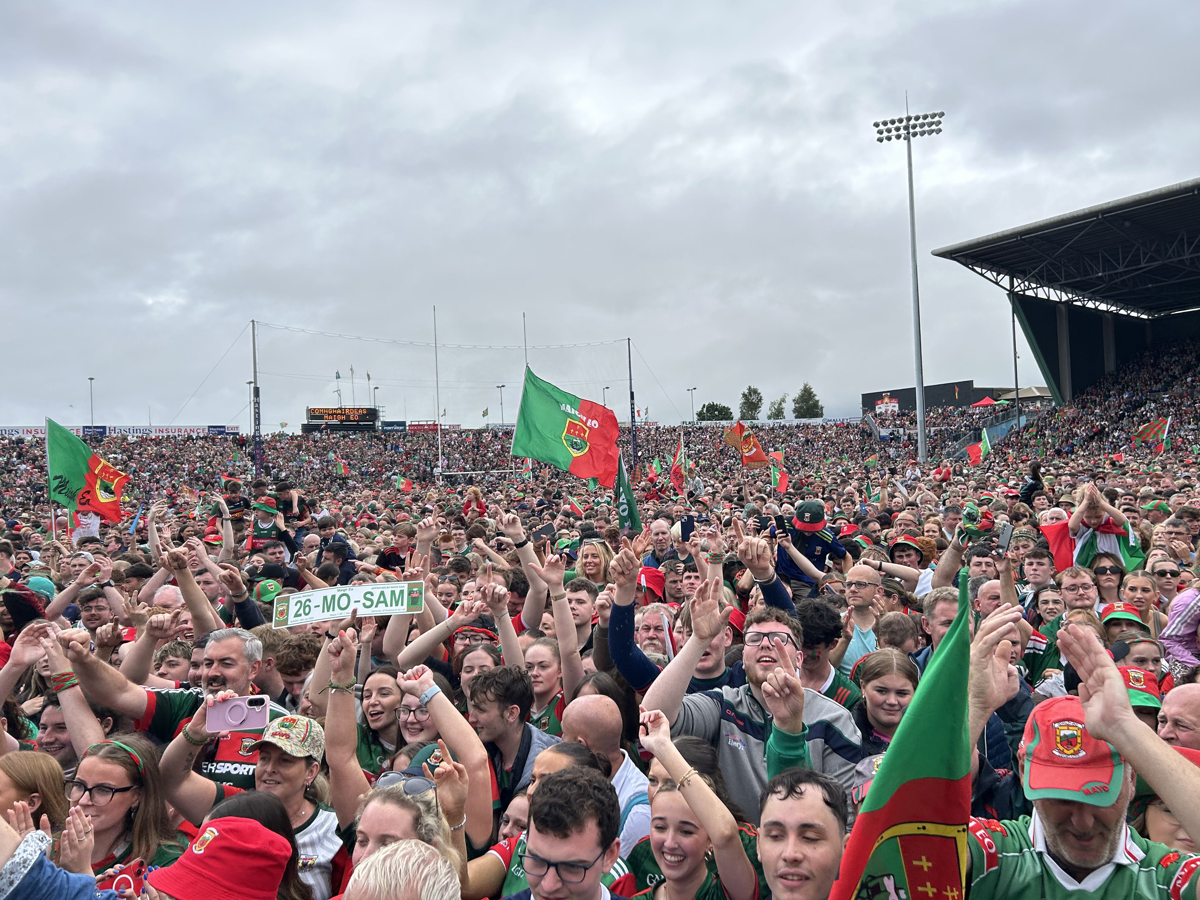 Fans attending a homecoming celebration (PA) (PA Wire)