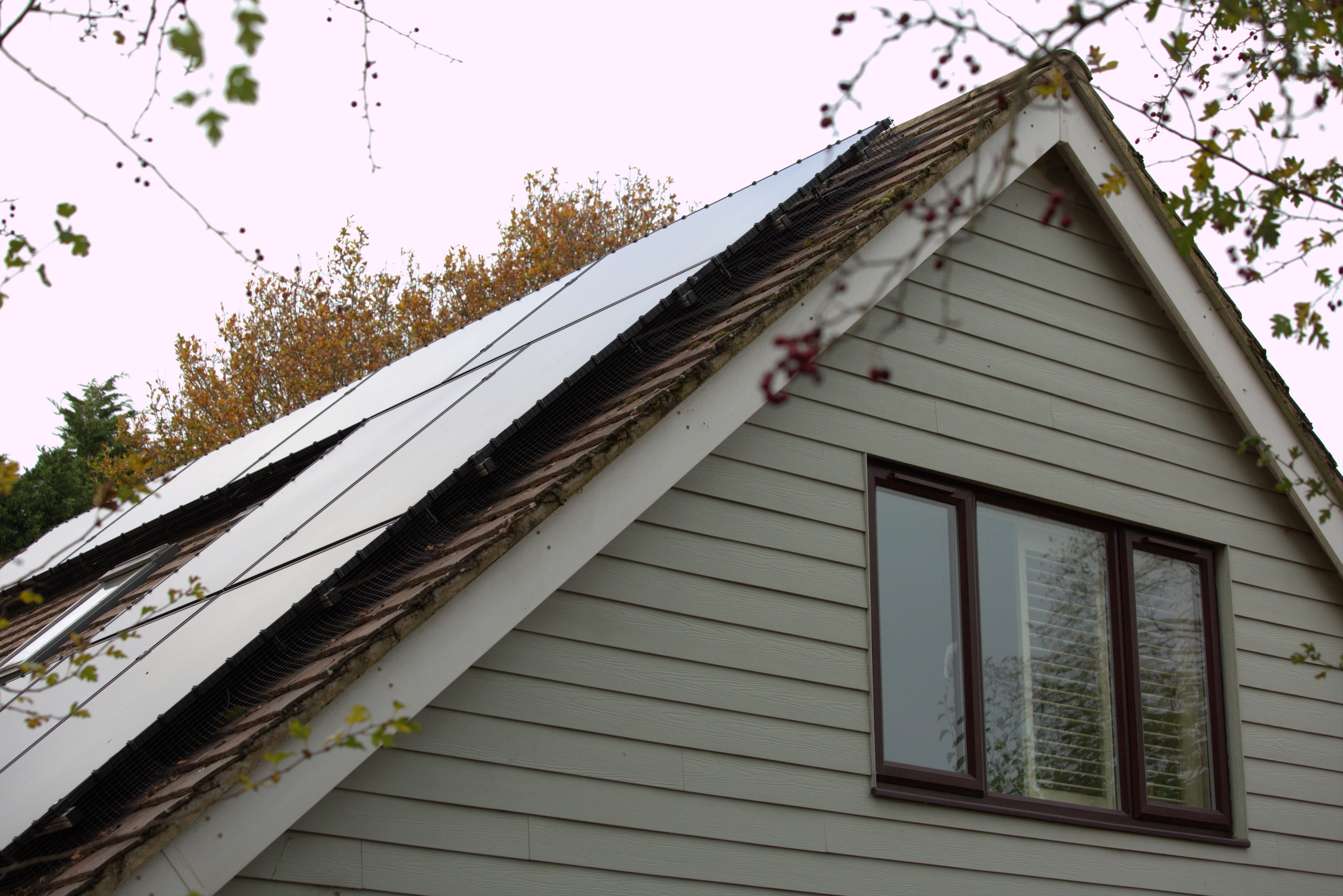 Installed on their south-facing roof in just a few days, the couple’s 17 solar panels have turned their energy bills into credit