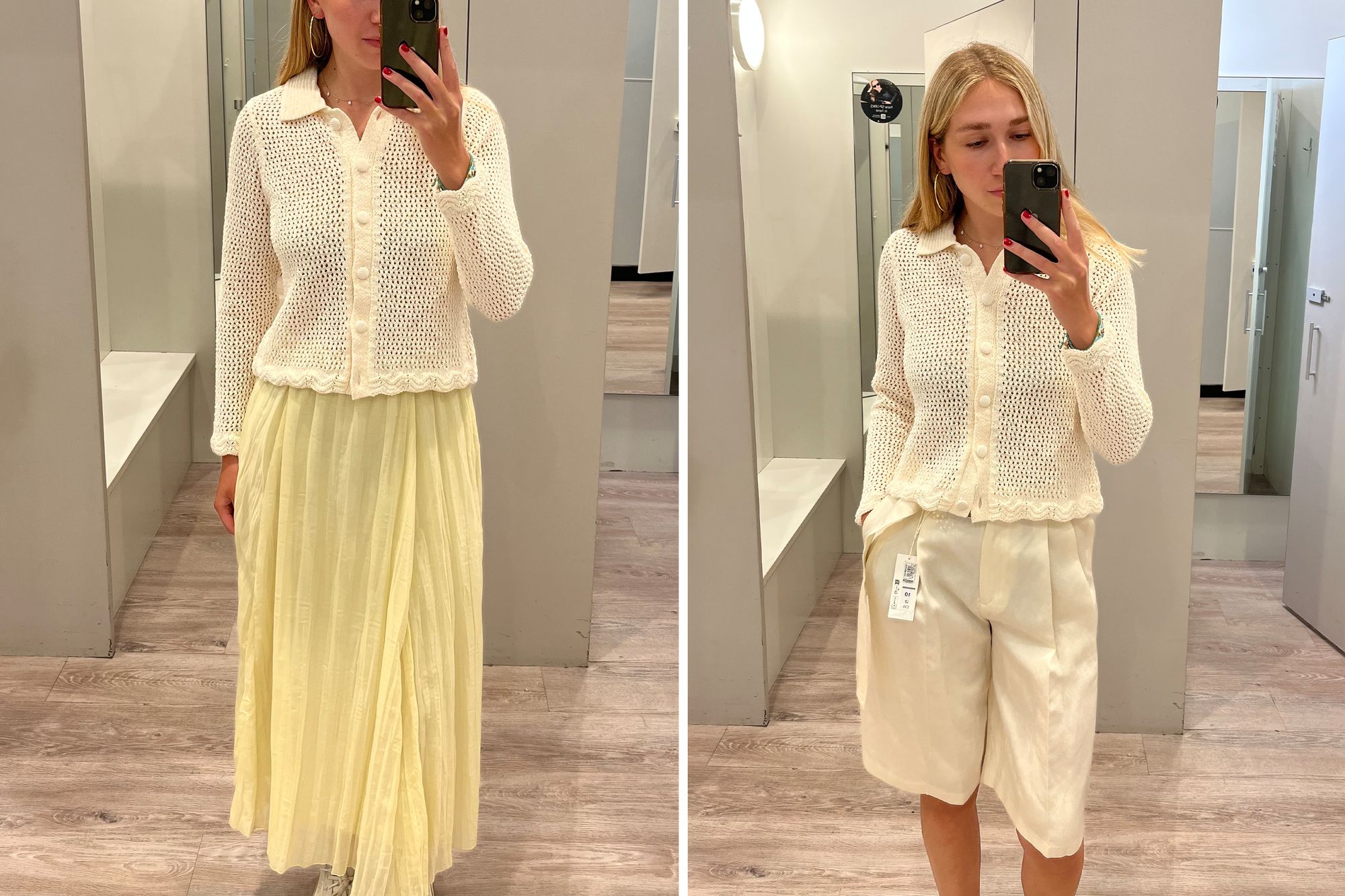 independent.co.uk - Lois Mackenzie - How to style M&S's viral &pound;32 crochet cardigan this summer