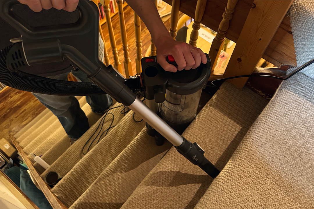 For an upright vacuum it’s surprisingly lightweight (The Independent)