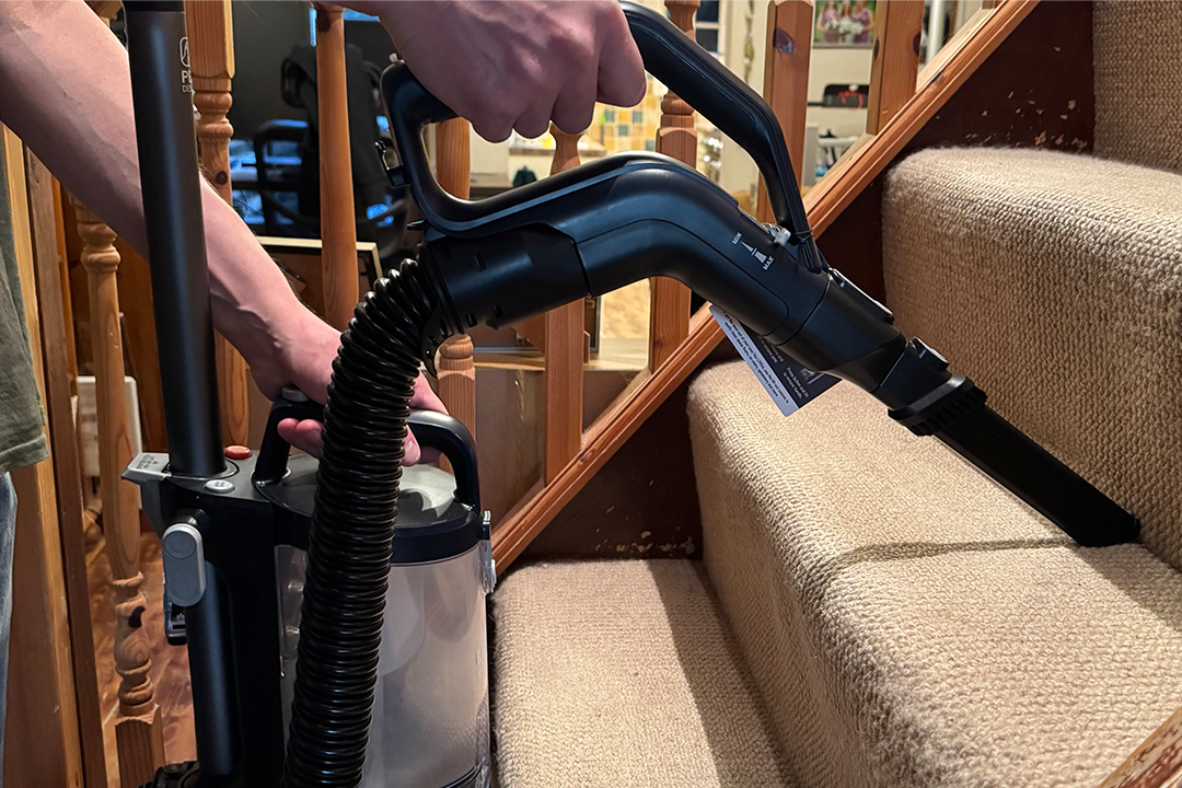 Cleaning stairs is made easy with the portable lift out feature (The Independent)