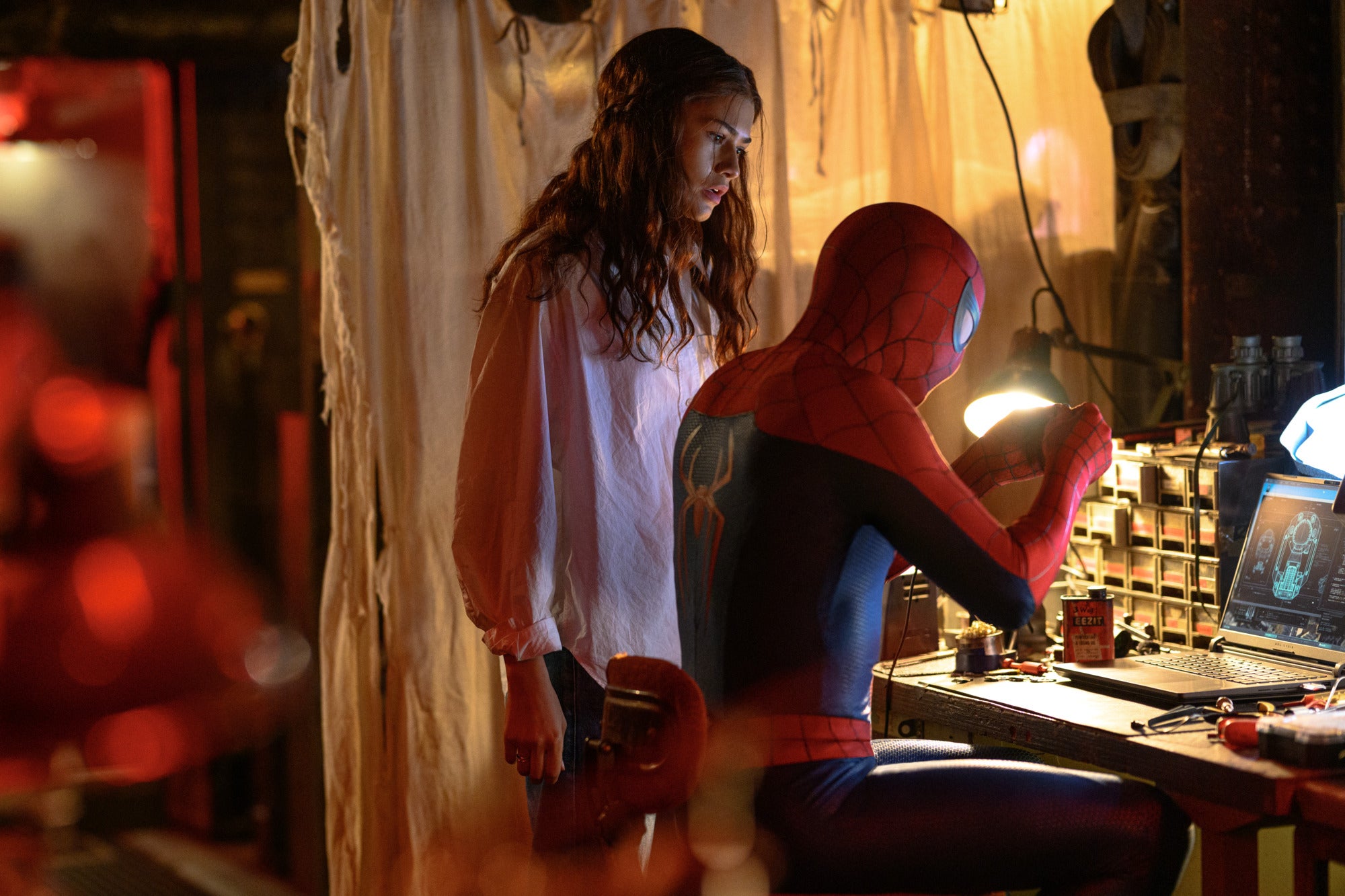 Zendaya und Tom Holland in „Spider-Man: Brand New Day“