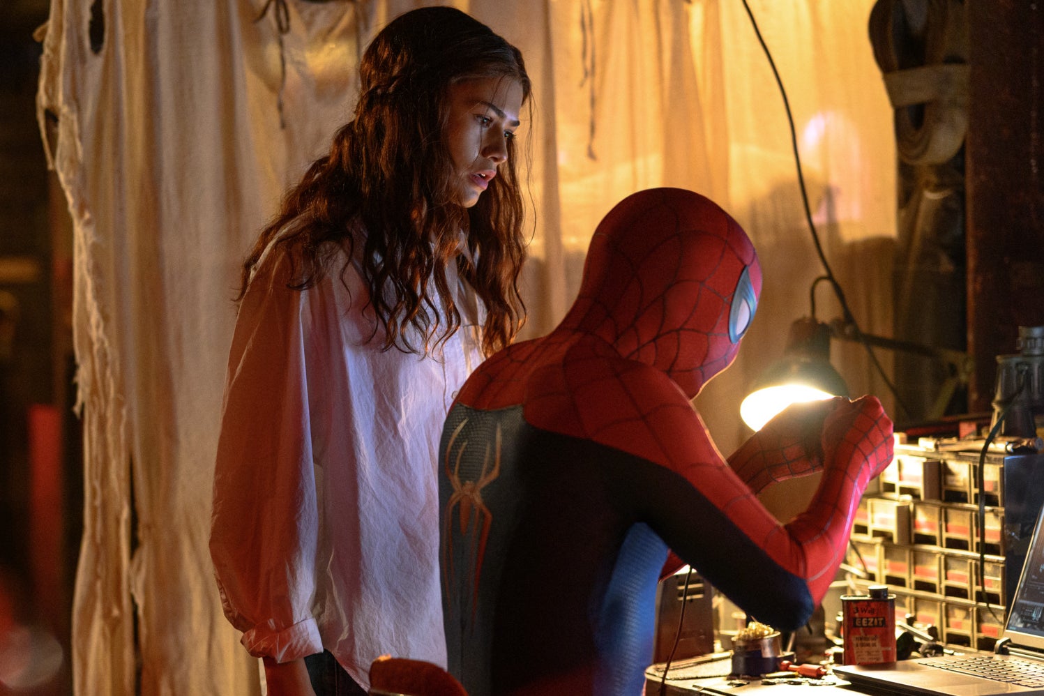 Zendaya and Tom Holland in ‘Spider-Man: Brand New Day’ (Sony)