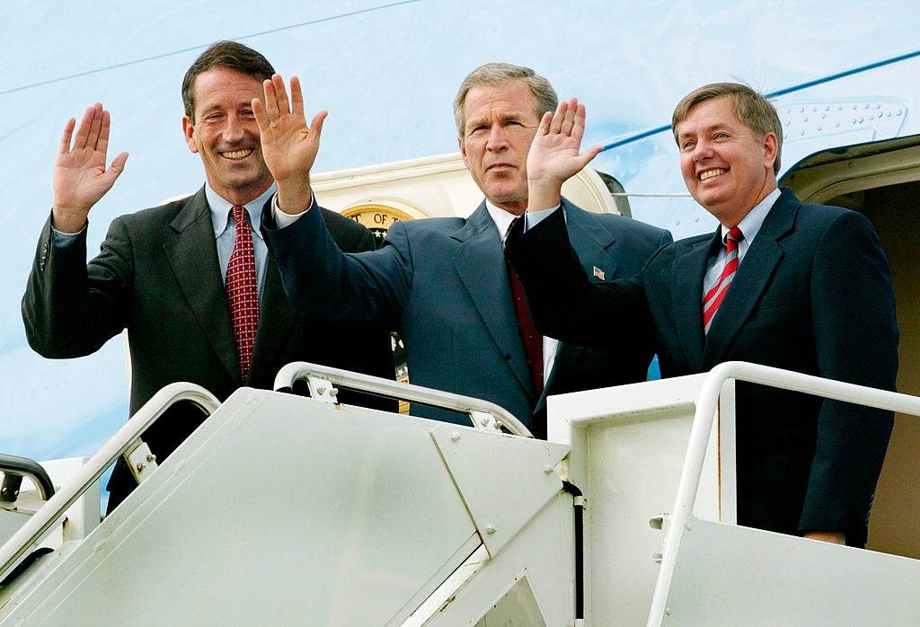 Though midterm contests had historically been difficult for candidates from the president’s party, President George W. Bush was riding record approval ratings following the Sept. 11 terrorist attacks