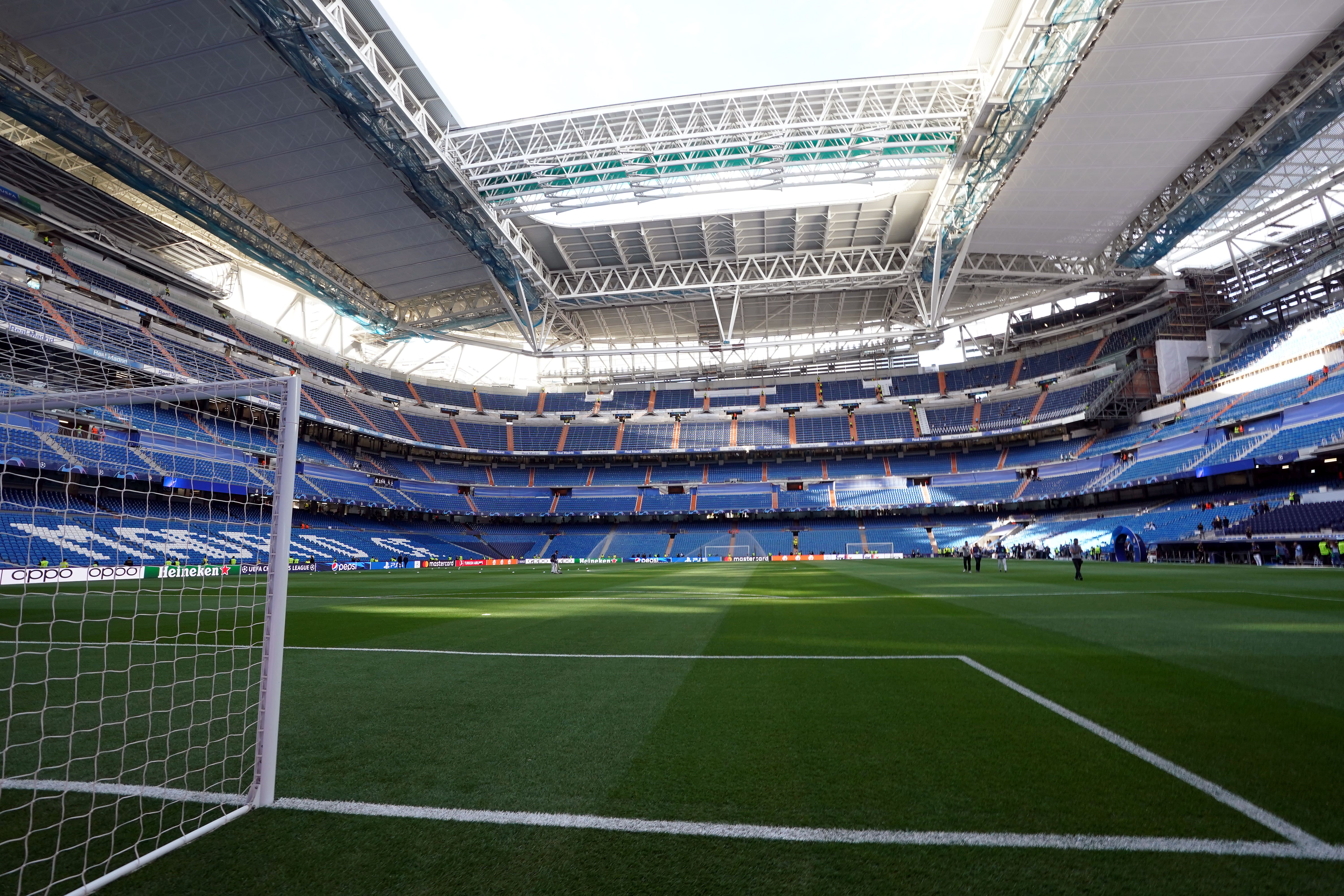 Spain has multiple options for hosting the World Cup final, including the Santiago Bernabeu (Nick Potts/PA)
