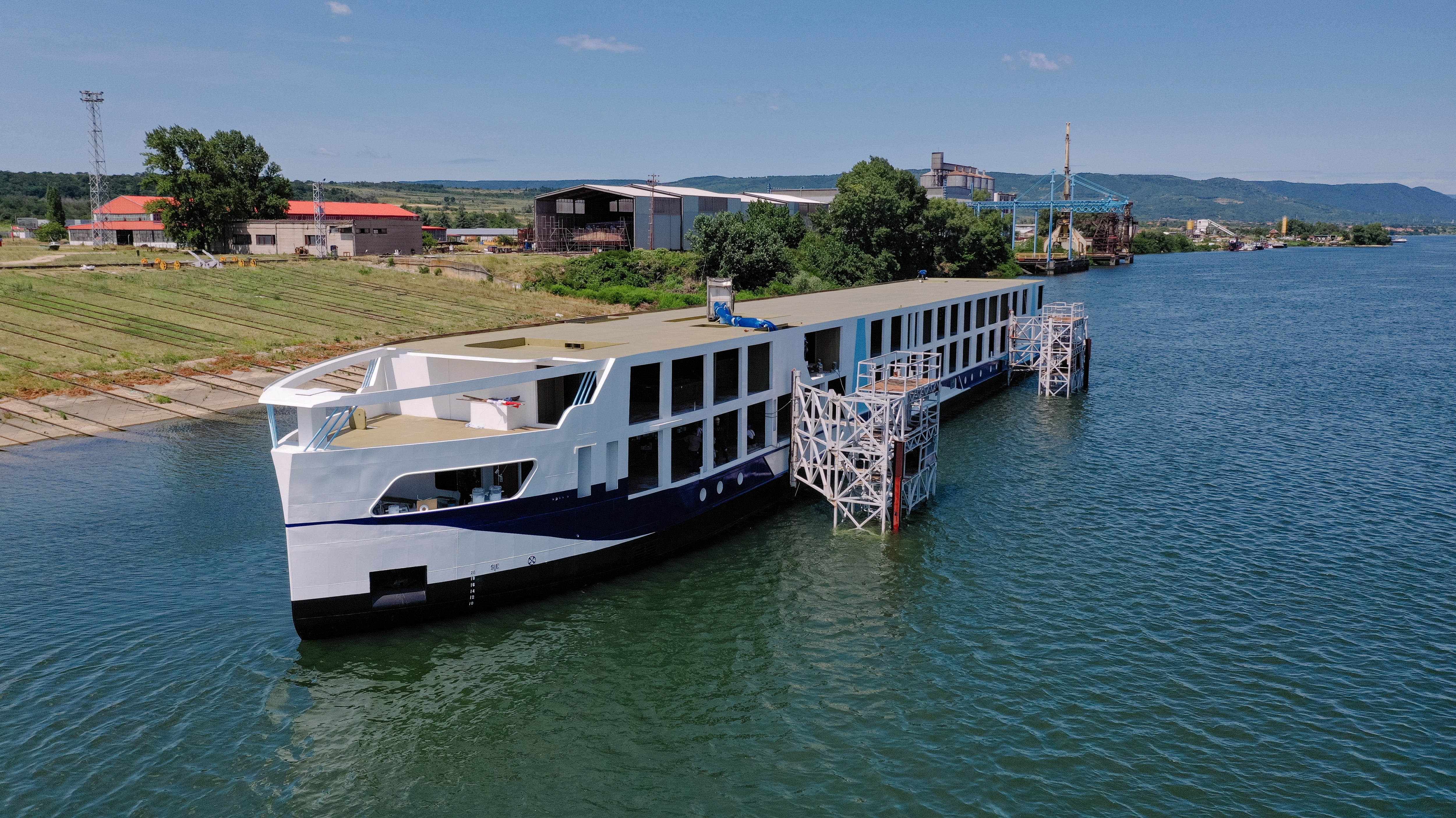 Tui Luzia has been tested on the water and the finishes touches will be added before its 2027 launch