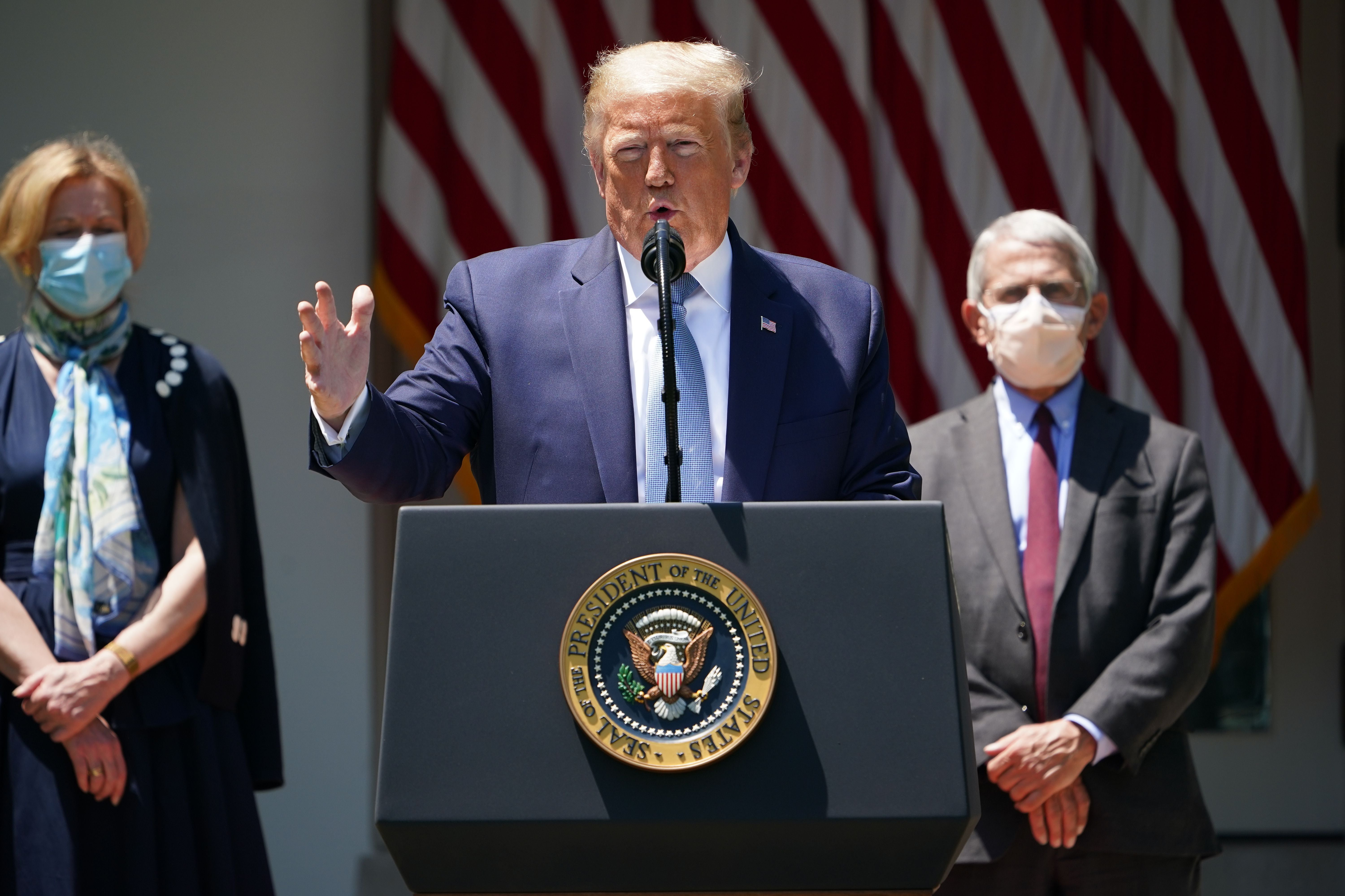 Fauci detailed both positive and negative interactions with the president in his diary. In a March 29, 2021 entry, Fauci called Trump an ‘obnoxious adolescent.’ (AFP/Getty)