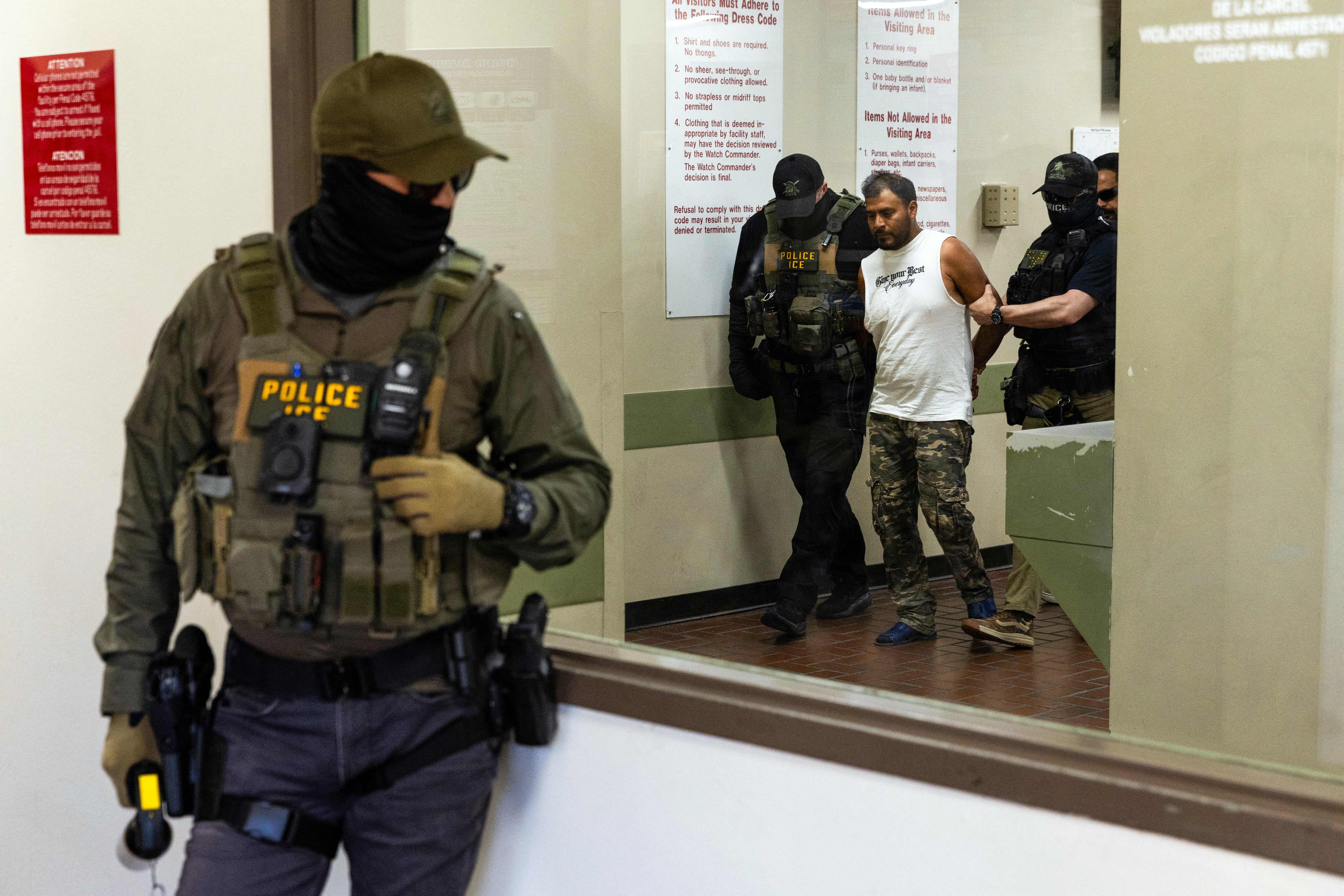 The Department of Justice’s $3 billion funding will mean successful applicants will receive new money for law enforcement, technology and detention centers (AFP/Getty)