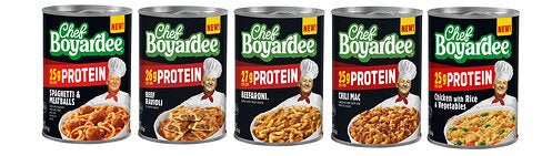 Chef Boyardee has launched a high-protein canned pasta
