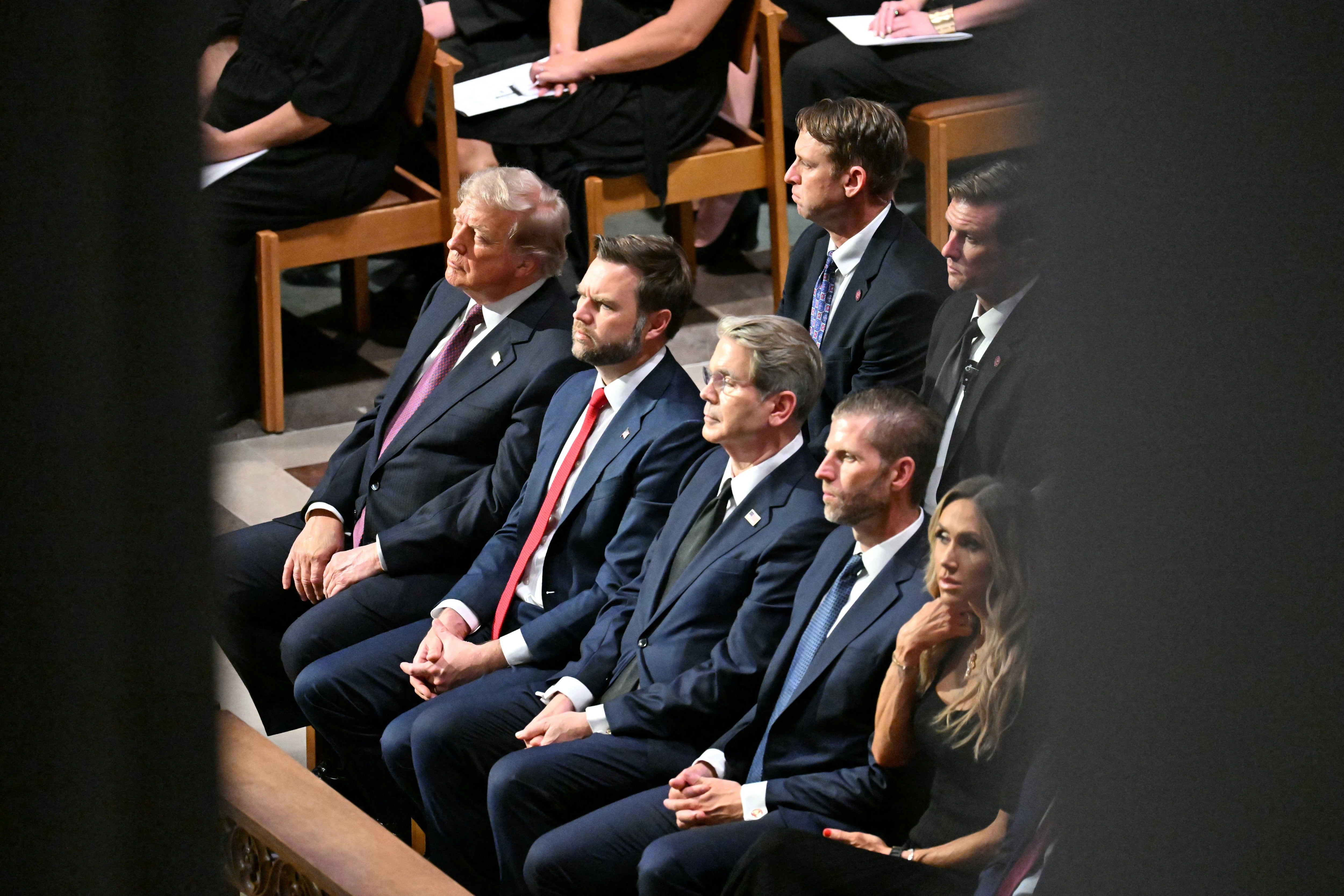 A number of US officials attended Graham's service, including JD Vance, Scott Bessent and Pete Hegseth