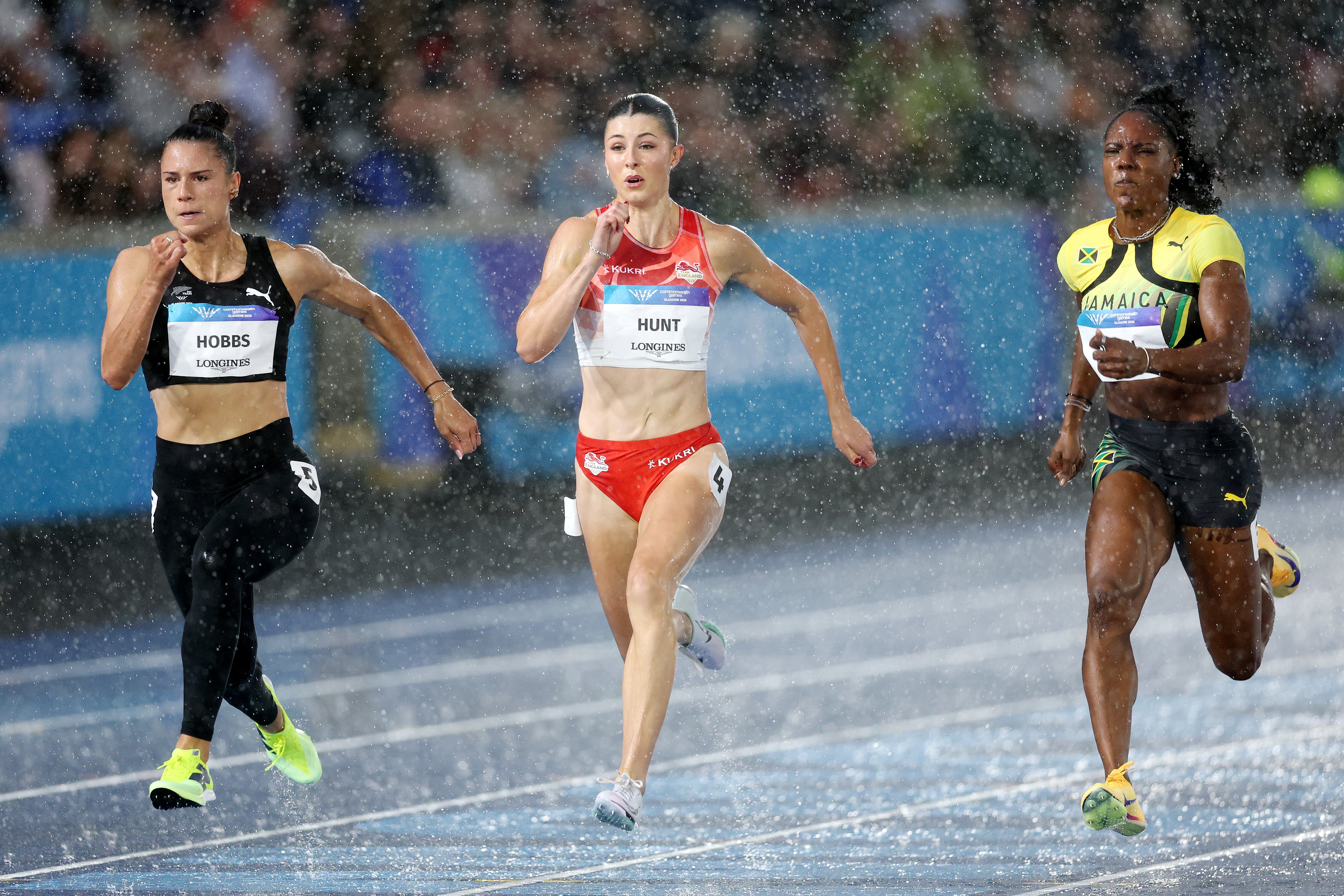 Commonwealth Games: Amy Hunt forced to settle for 100m silver as England&rsquo;s 40-year drought goes on