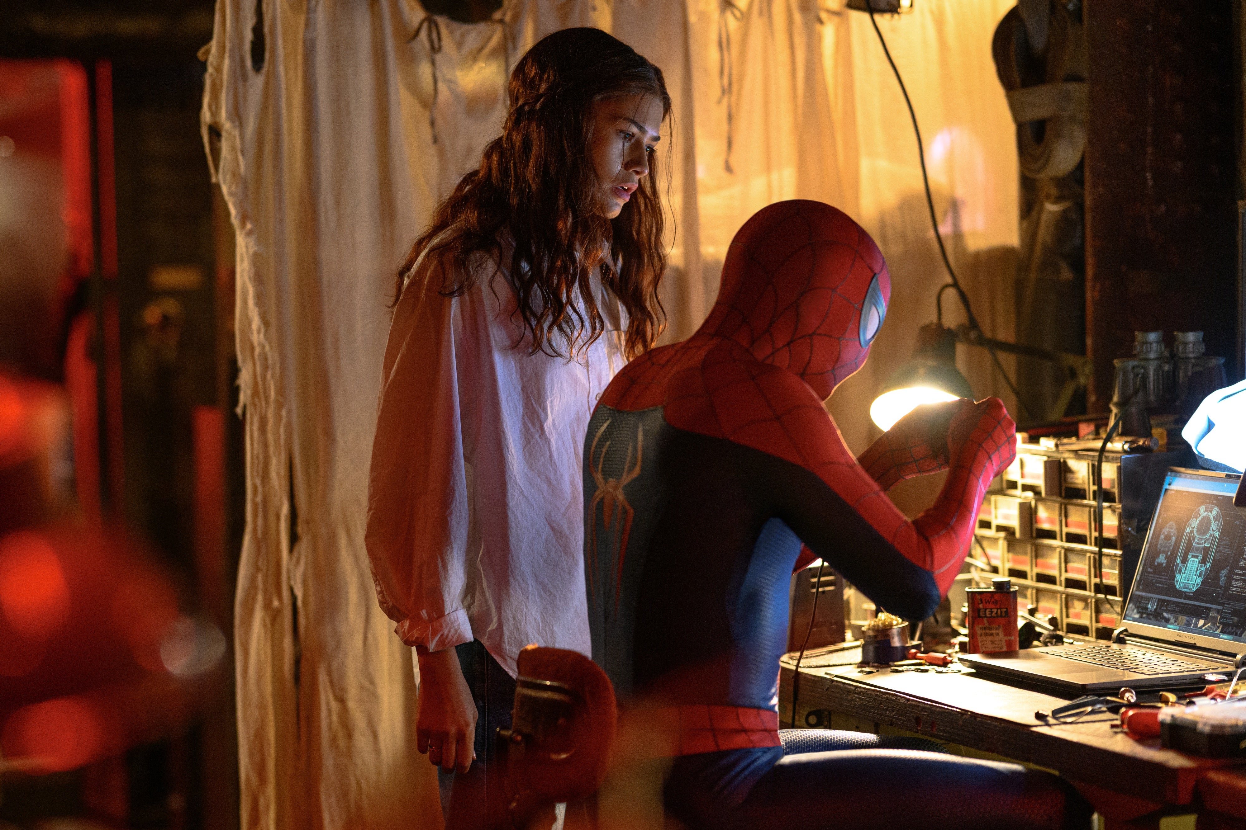 Im vierten eigenständigen Spider-Man-Film kehrt Holland als Peter Parker an der Seite von Zendaya, Jacob Batalon, Jon Bernthal, Mark Ruffalo und Sadie Sink in einer Mystery-Rolle zurück